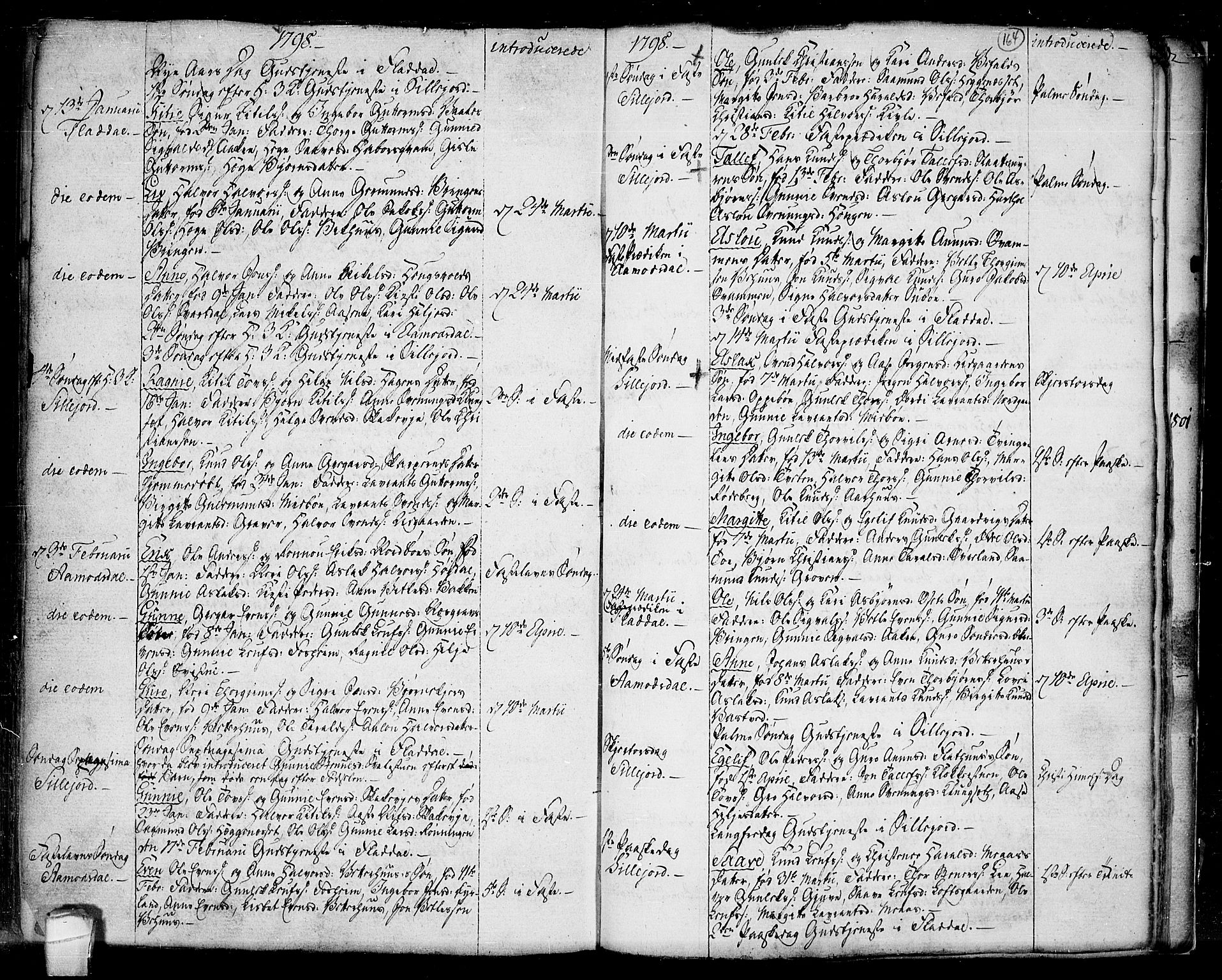 Seljord kirkebøker, SAKO/A-20/F/Fa/L0007: Parish register (official) no. I 7, 1755-1800, p. 164