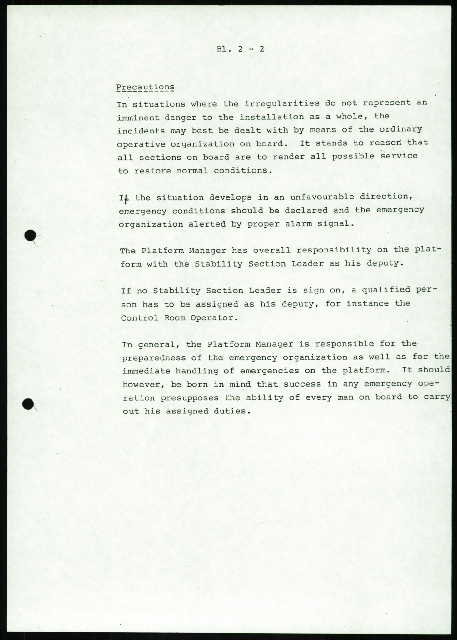 Justisdepartementet, Granskningskommisjonen ved Alexander Kielland-ulykken 27.3.1980, AV/RA-S-1165/D/L0016: O Beredskapsplaner (Doku.liste + O1-O3 av 3), 1980-1981, p. 329