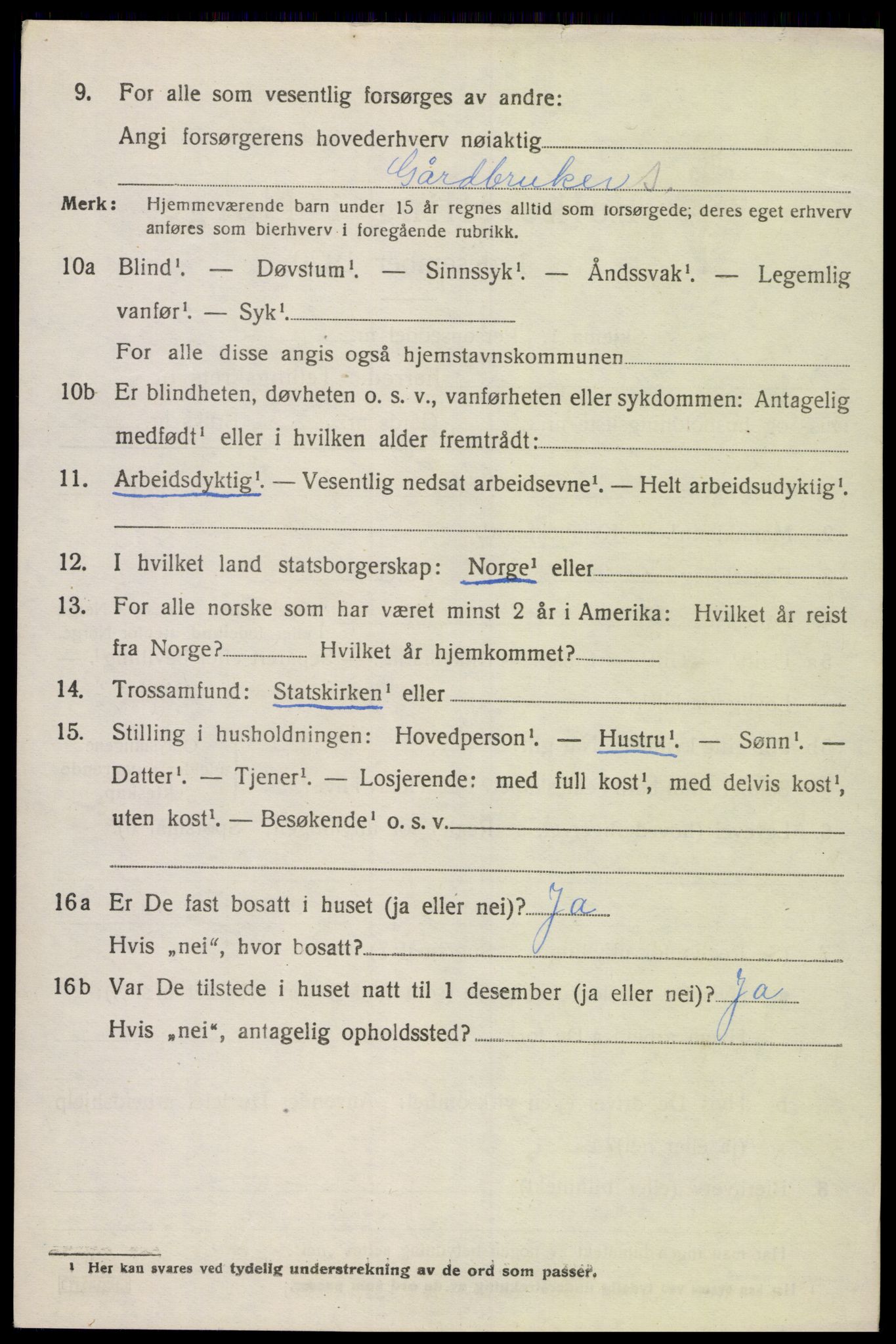 SAK, 1920 census for Halse og Harkmark, 1920, p. 3157