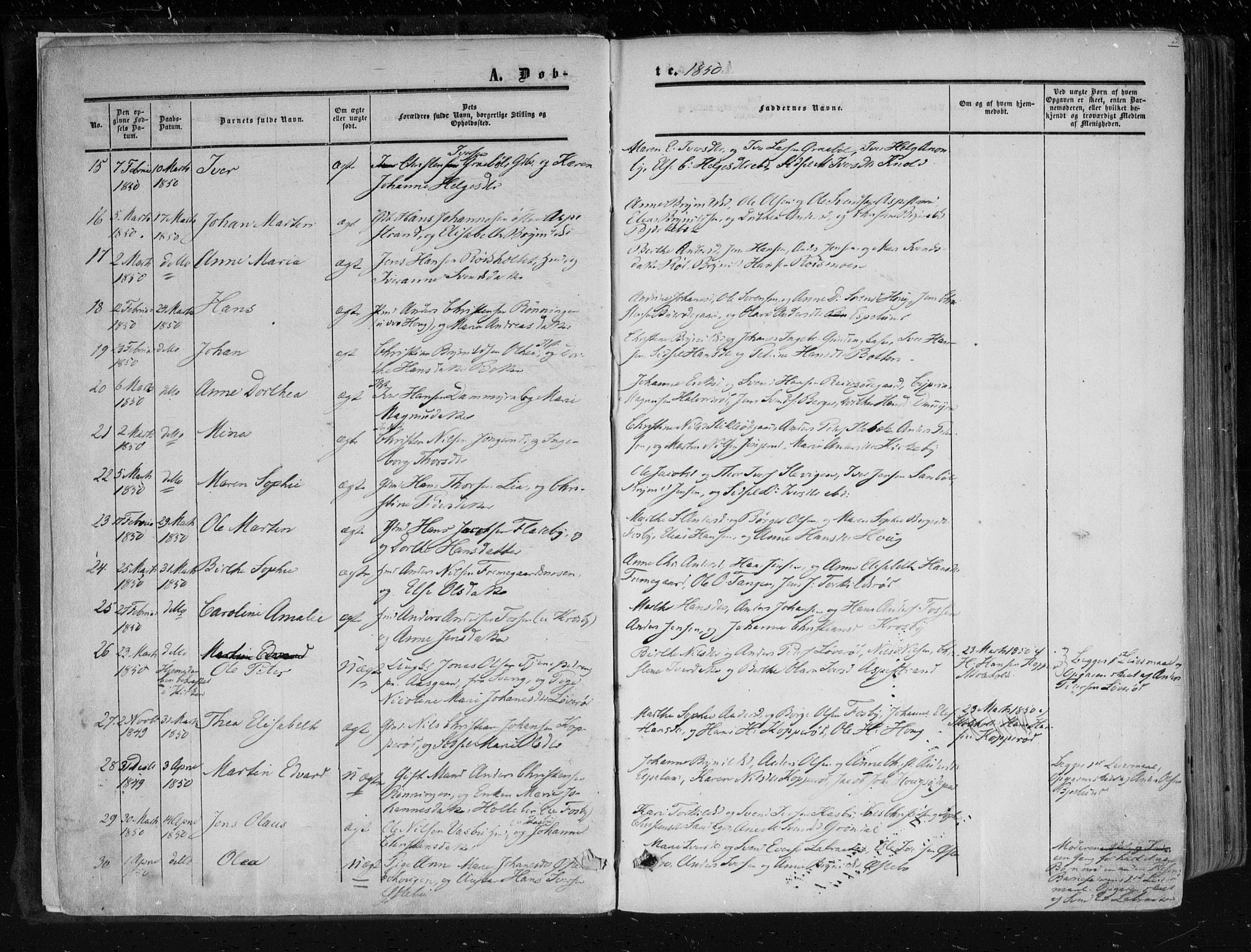 Aremark prestekontor Kirkebøker, SAO/A-10899/F/Fc/L0003: Parish register (official) no. III 3, 1850-1865, p. 3