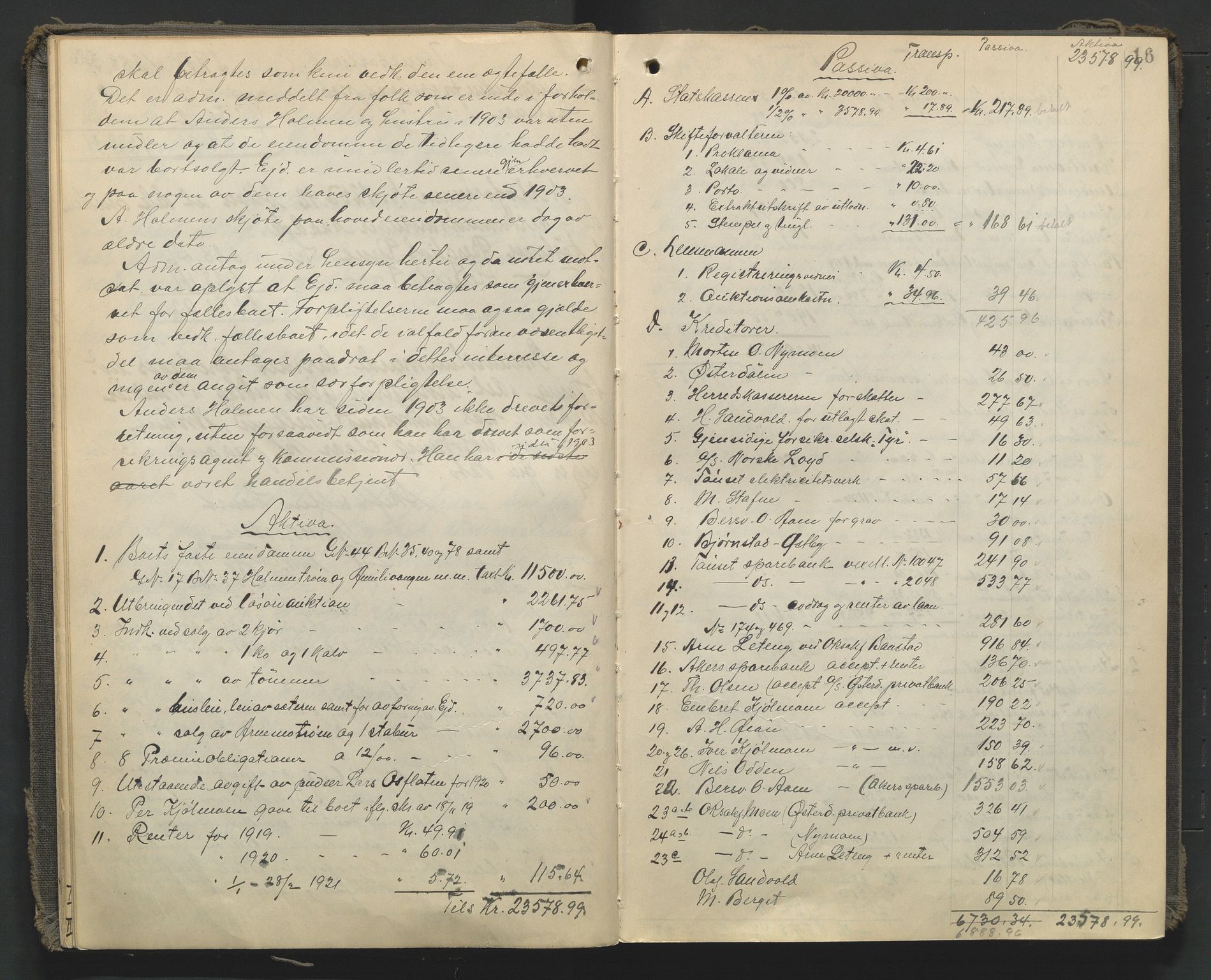 Nord-Østerdal tingrett, AV/SAH-TING-020/J/Jd/L0007: Skifteutlodningsprotokoll, 1920-1929, p. 16