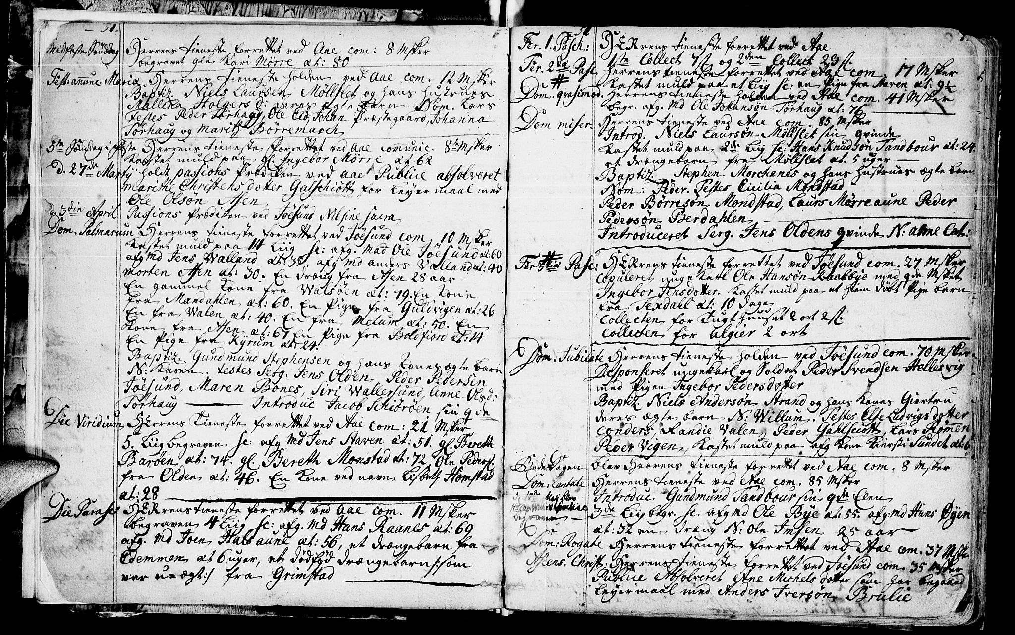 Ministerialprotokoller, klokkerbøker og fødselsregistre - Sør-Trøndelag, SAT/A-1456/655/L0672: Parish register (official) no. 655A01, 1750-1779, p. 6-7