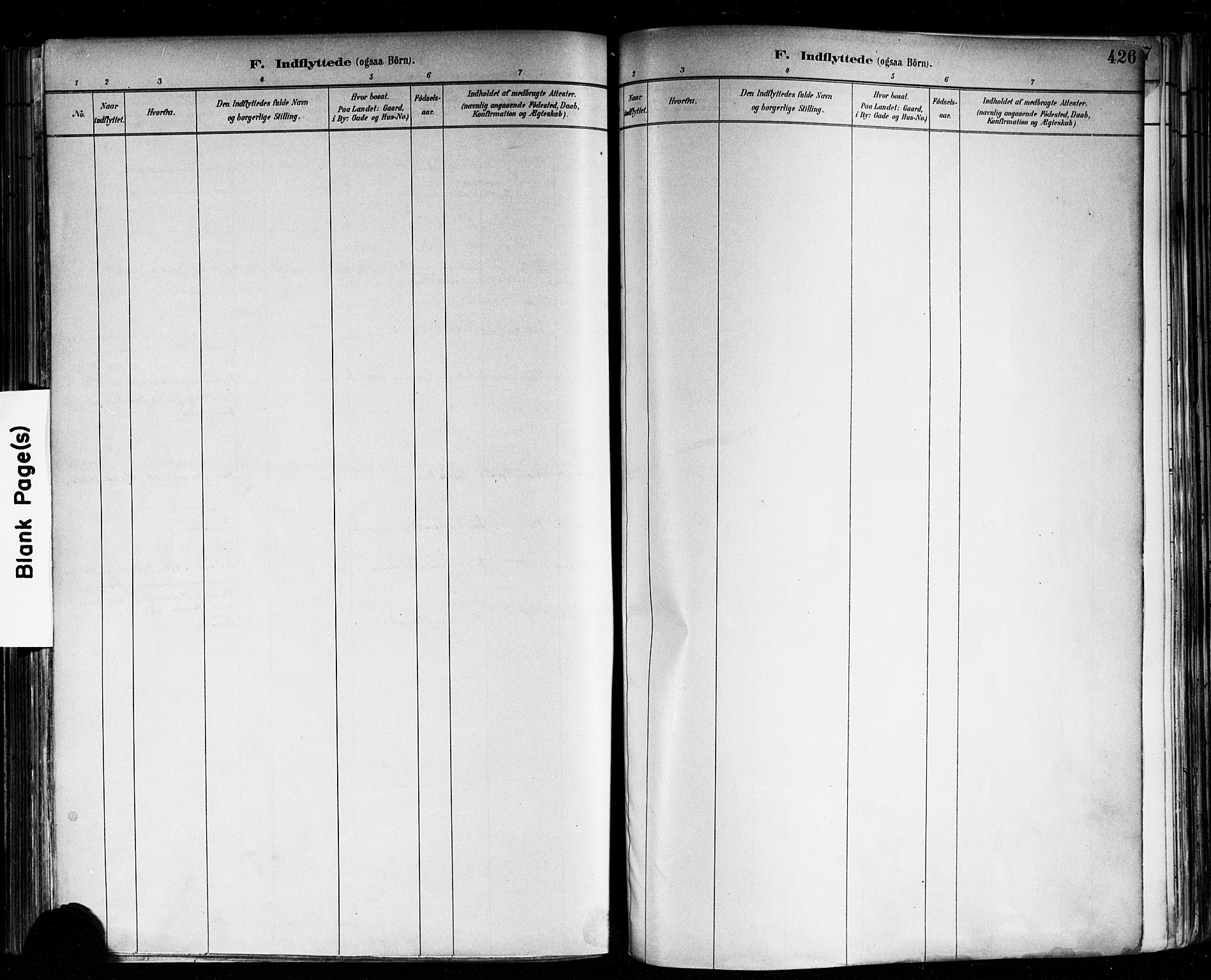Moss prestekontor Kirkebøker, AV/SAO-A-2003/F/Fb/L0002b: Parish register (official) no. II 2B, 1887-1893, p. 426