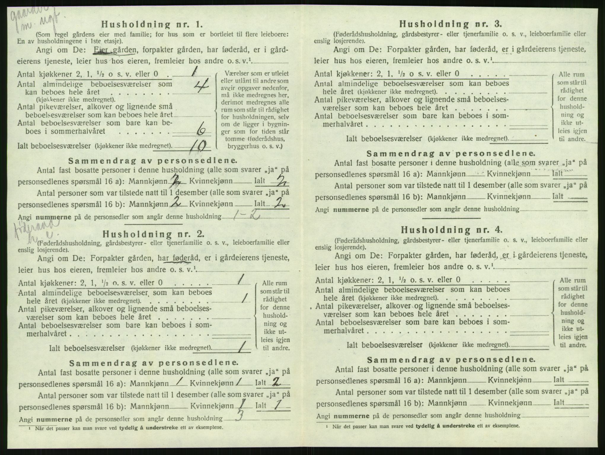 SAT, 1920 census for Vemundvik, 1920, p. 554