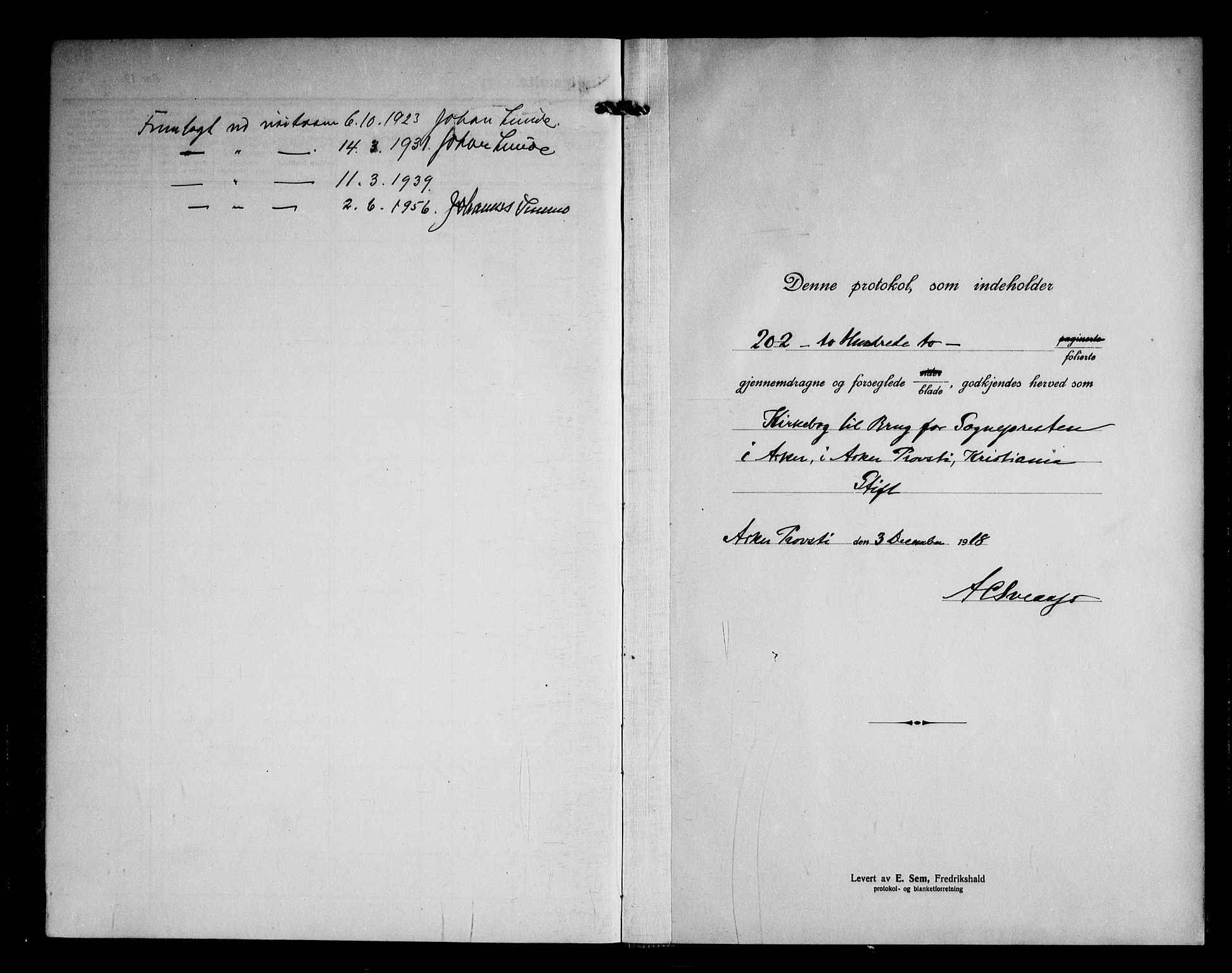 Asker prestekontor Kirkebøker, SAO/A-10256a/F/Fa/L0020: Parish register (official) no. I 20, 1918-1948