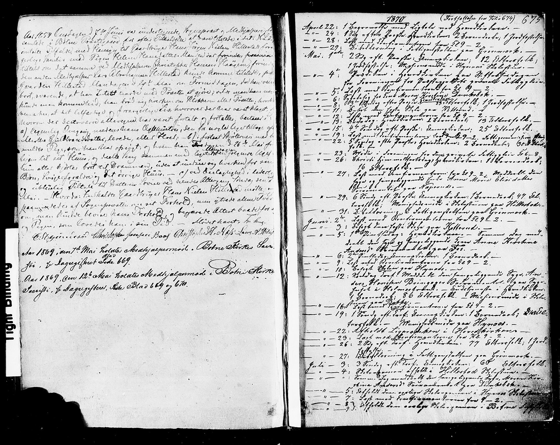 Botne kirkebøker, AV/SAKO-A-340/F/Fa/L0006: Parish register (official) no. I 6, 1836-1877, p. 675