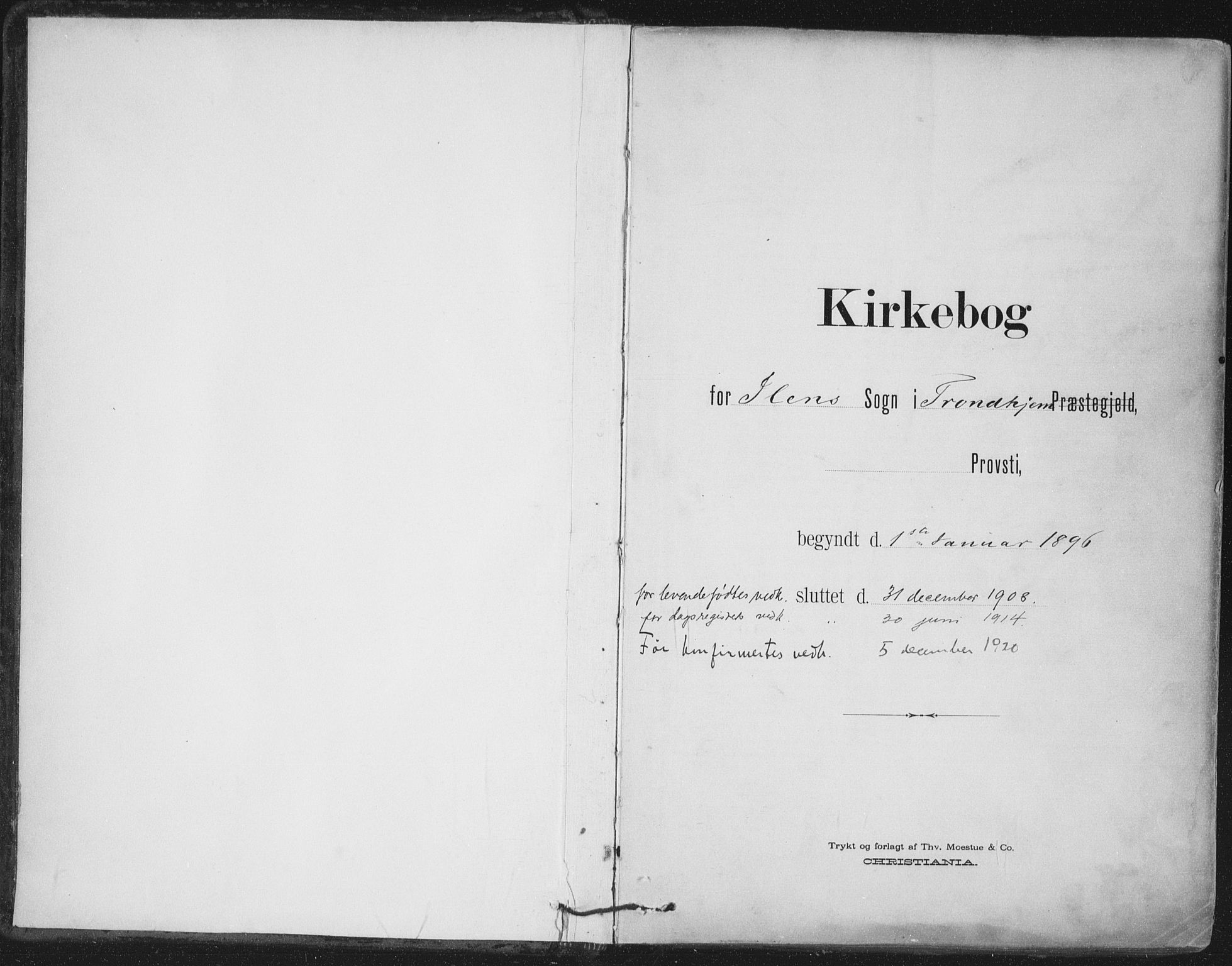 Ministerialprotokoller, klokkerbøker og fødselsregistre - Sør-Trøndelag, SAT/A-1456/603/L0167: Parish register (official) no. 603A06, 1896-1932