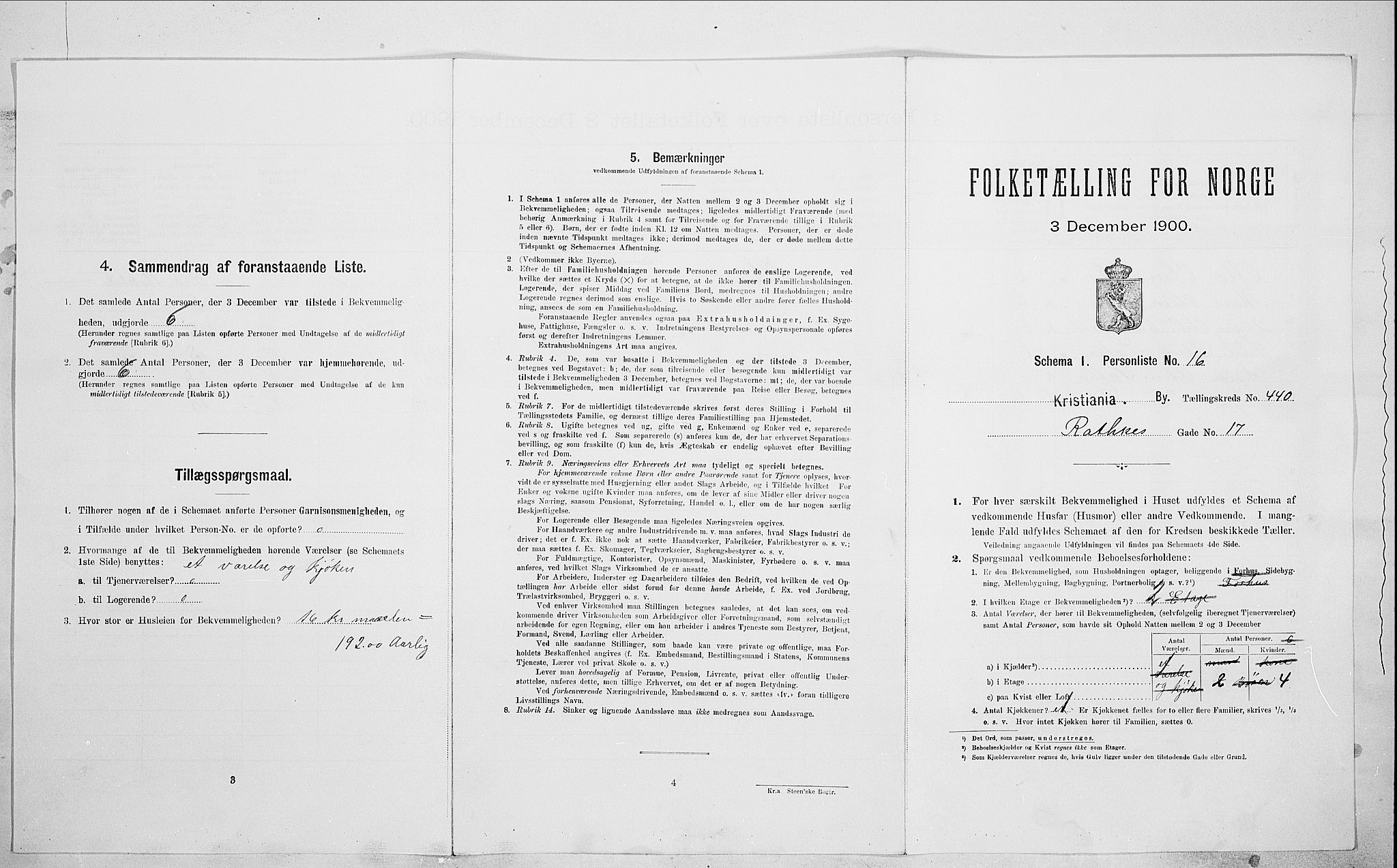 SAO, 1900 census for Kristiania, 1900, p. 74368