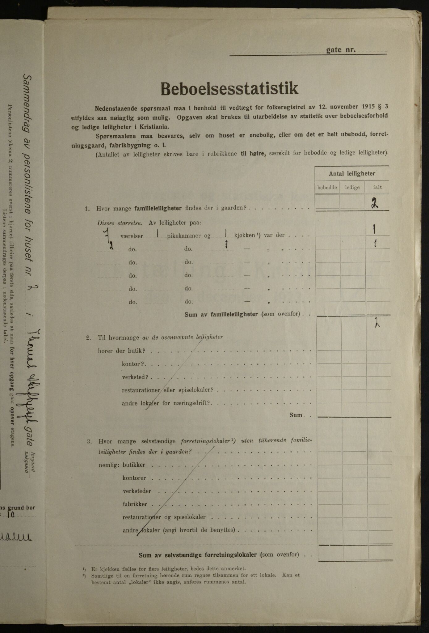 OBA, Municipal Census 1923 for Kristiania, 1923, p. 120217