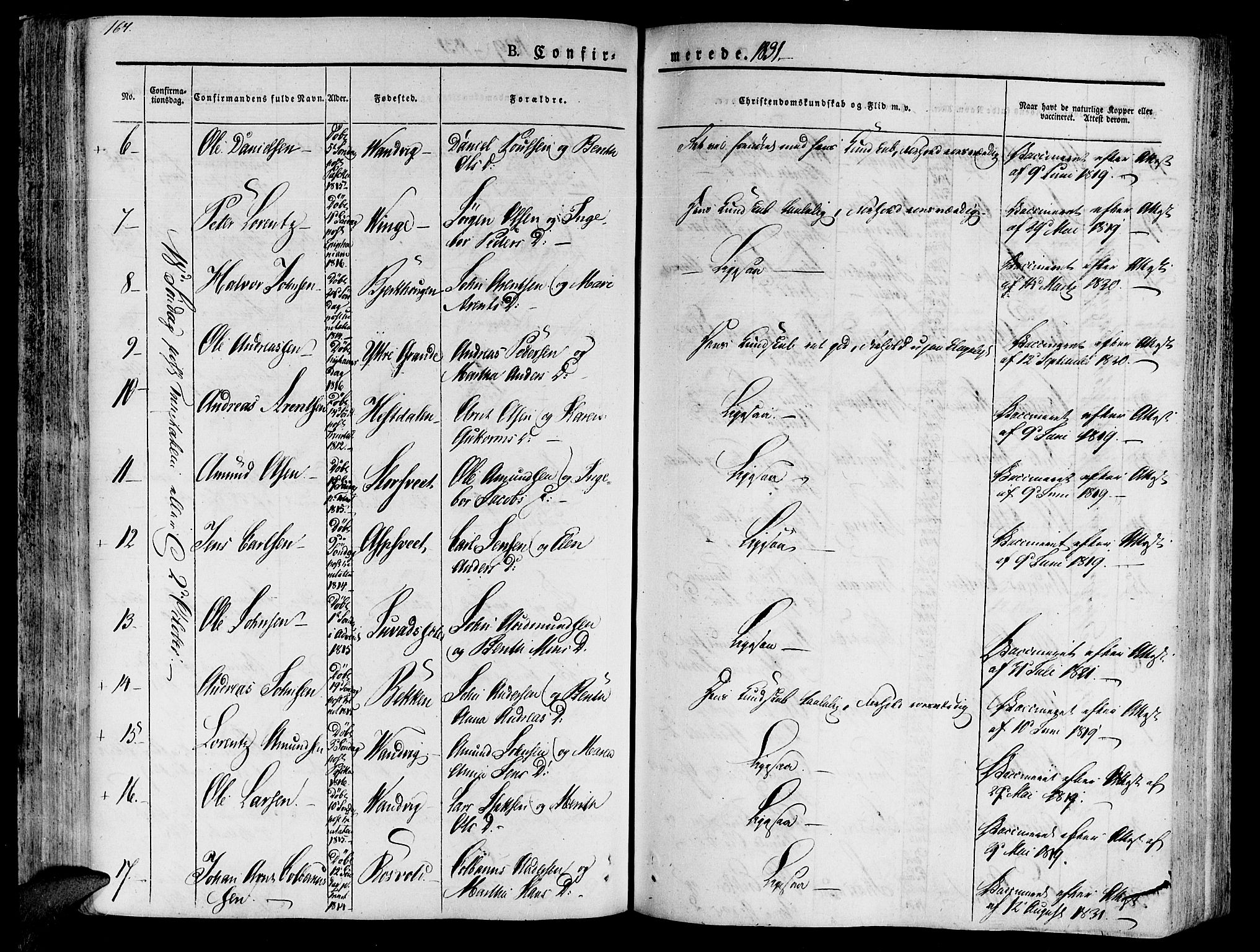 Ministerialprotokoller, klokkerbøker og fødselsregistre - Nord-Trøndelag, AV/SAT-A-1458/701/L0006: Parish register (official) no. 701A06, 1825-1841, p. 167