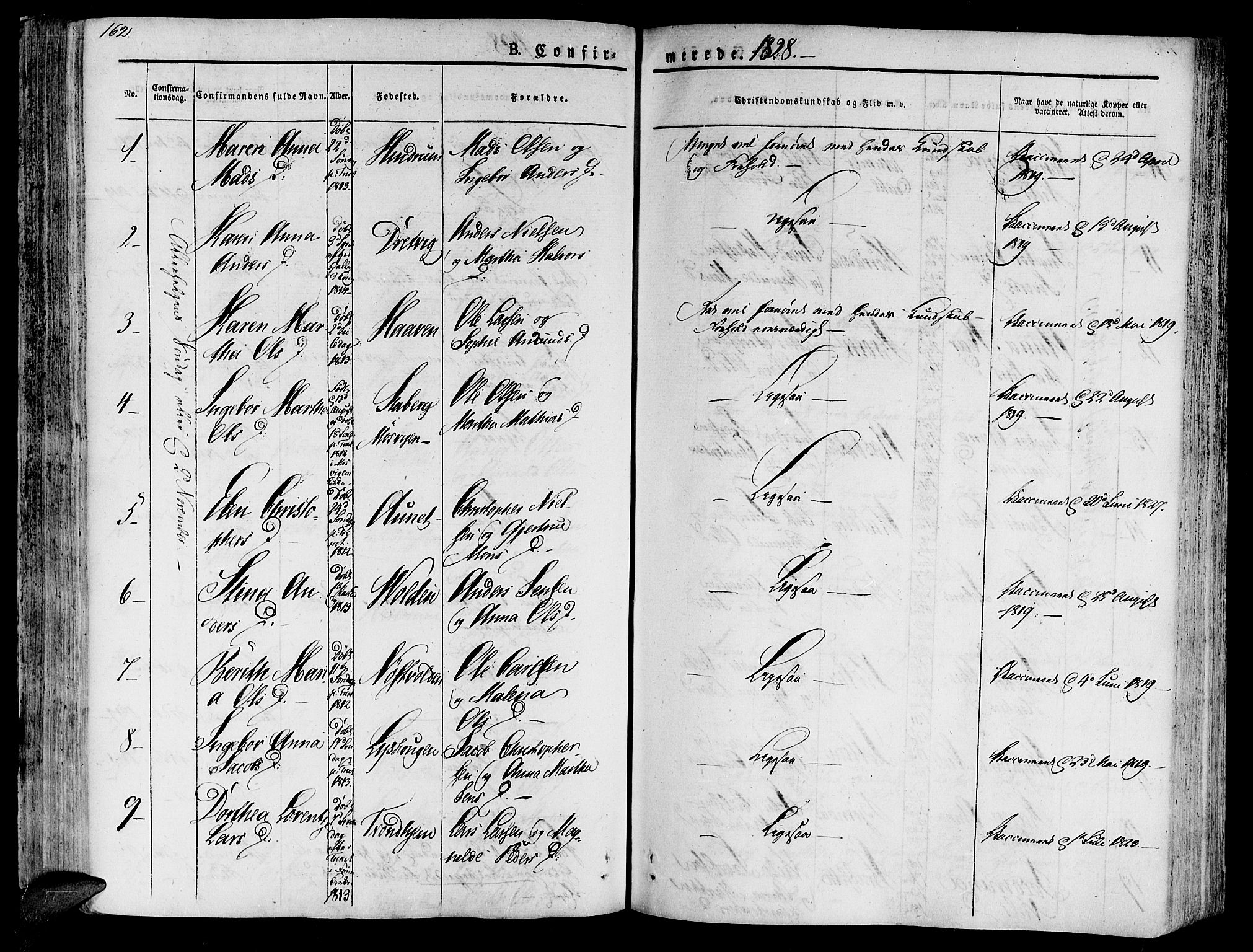 Ministerialprotokoller, klokkerbøker og fødselsregistre - Nord-Trøndelag, AV/SAT-A-1458/701/L0006: Parish register (official) no. 701A06, 1825-1841, p. 162