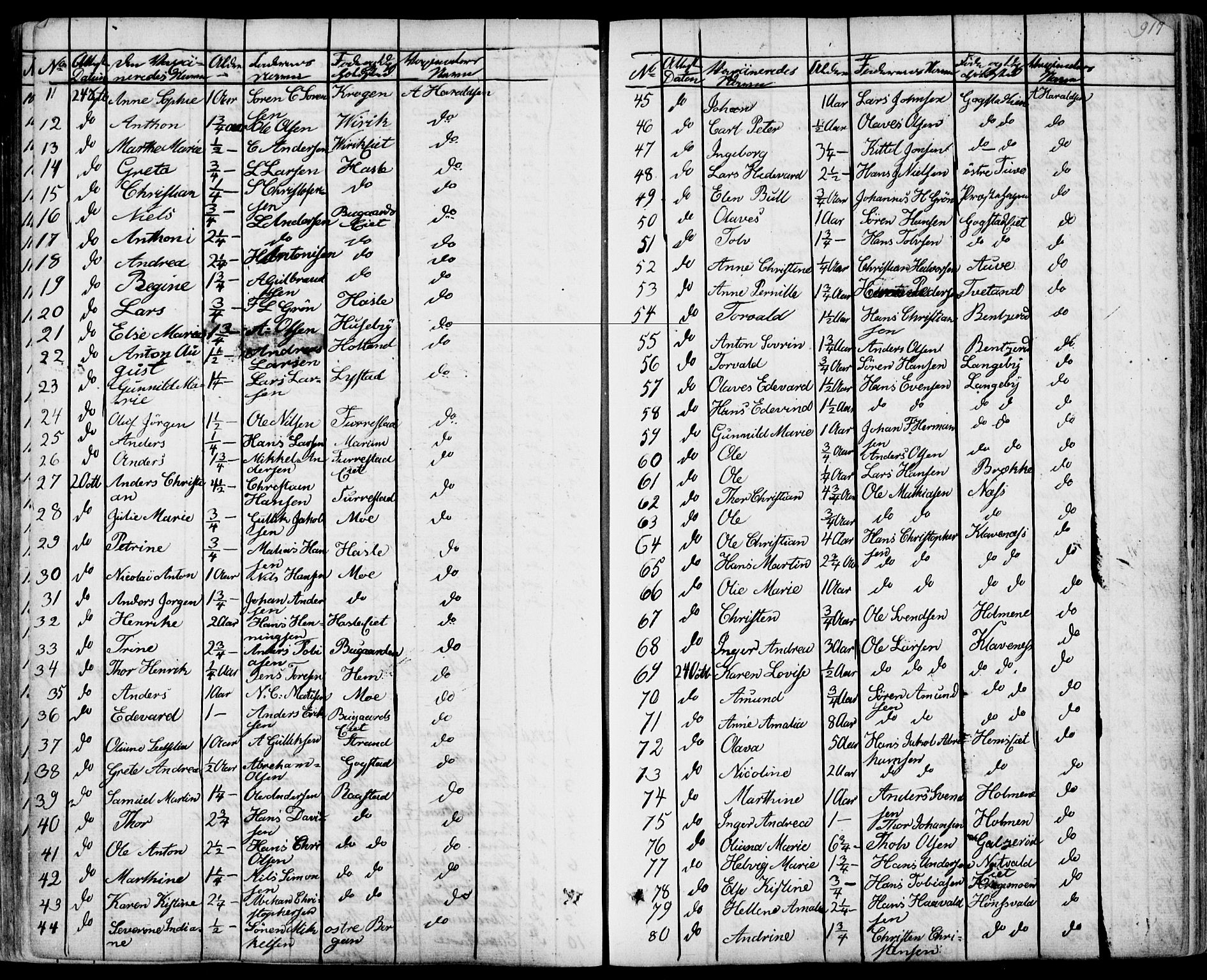Sandar kirkebøker, SAKO/A-243/F/Fa/L0005: Parish register (official) no. 5, 1832-1847, p. 916-917