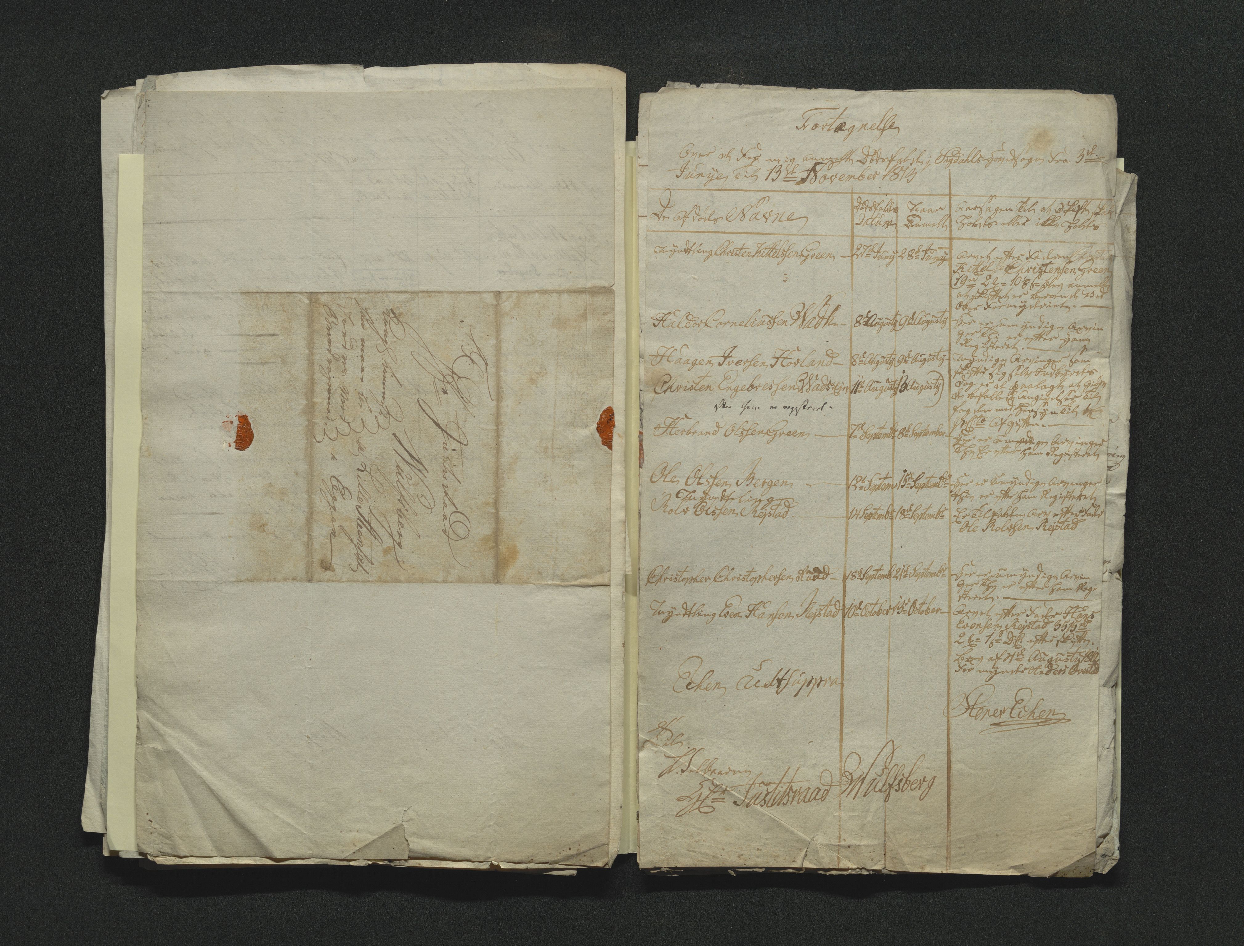 Eiker, Modum og Sigdal sorenskriveri, AV/SAKO-A-123/H/Ha/Hab/L0001: Dødsfallsmeldinger, 1812-1822, p. 31