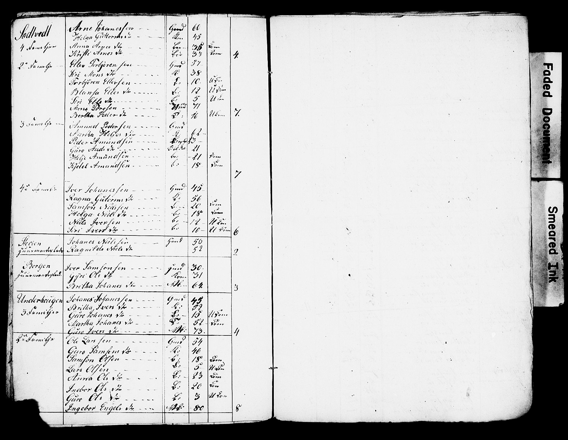 , 1825 Census for Strandebarm parish, 1825, p. 51