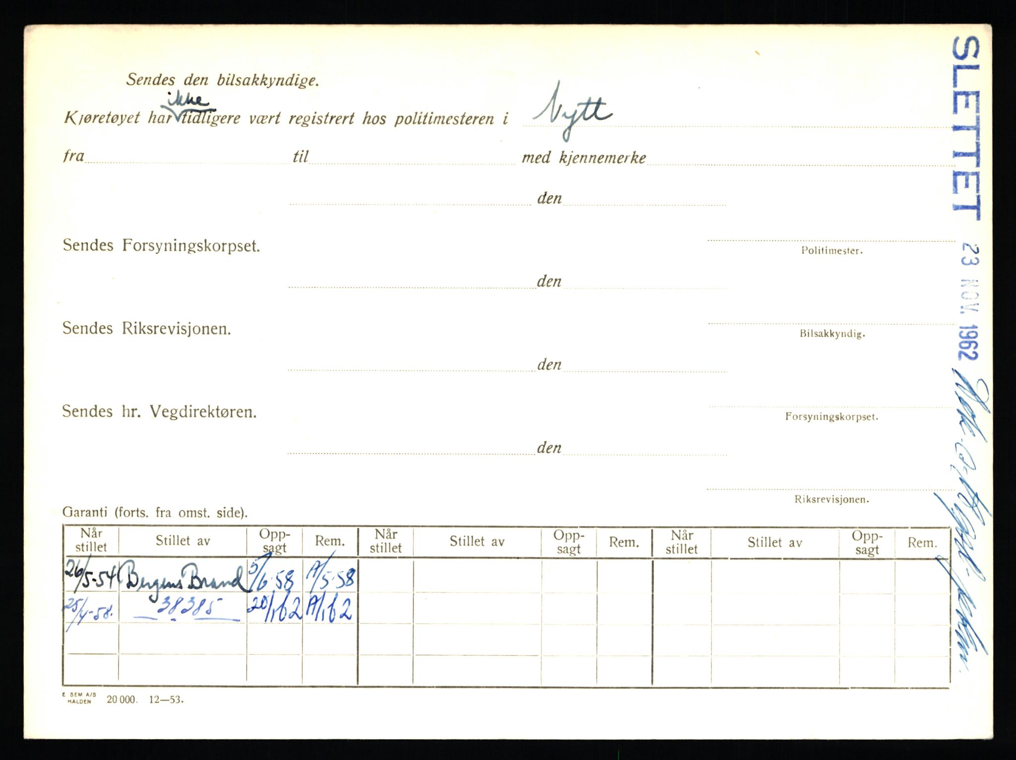 Stavanger trafikkstasjon, AV/SAST-A-101942/0/F/L0024: L-13000 - L-13499, 1930-1971, p. 1300