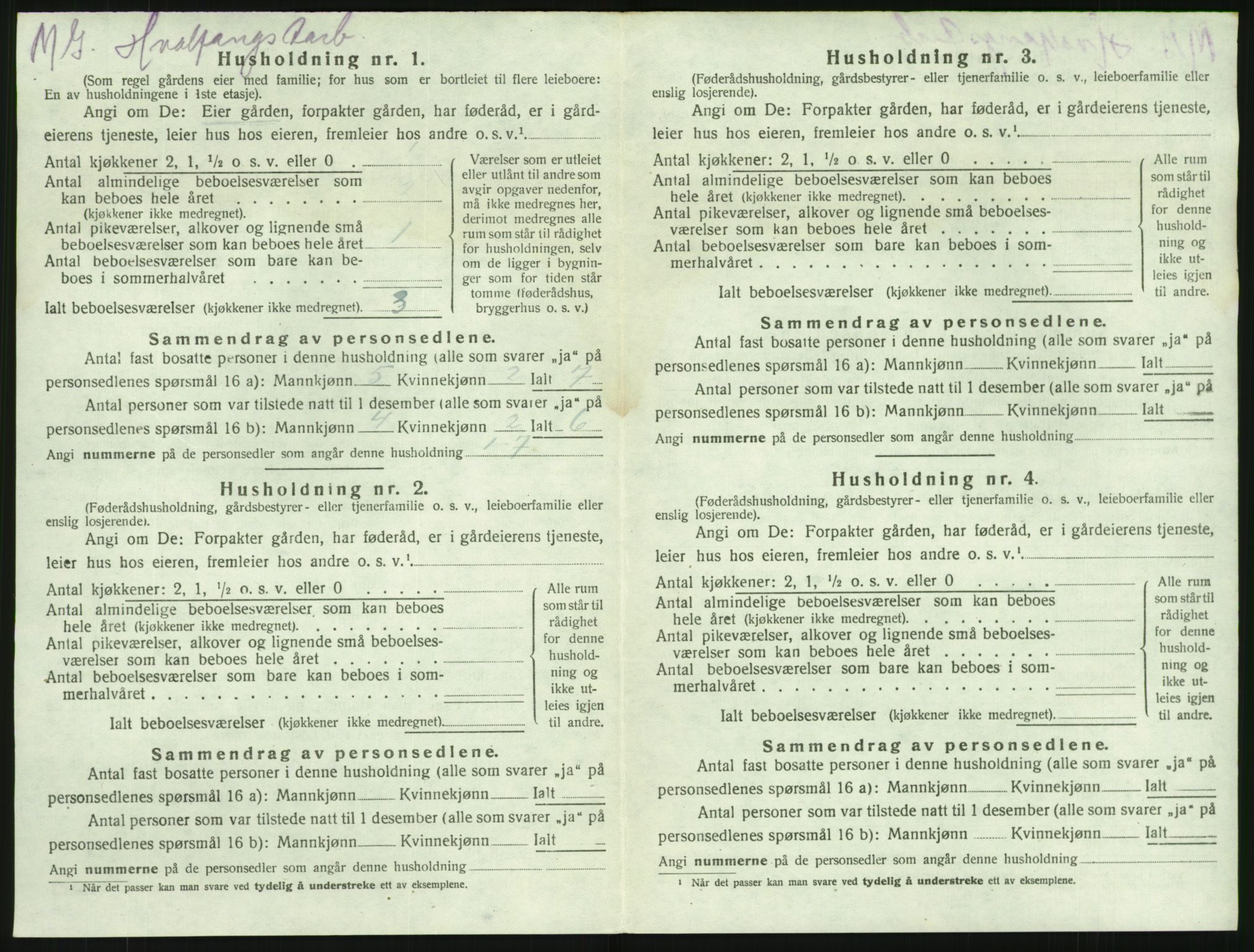 SAKO, 1920 census for Brunlanes, 1920, p. 1214