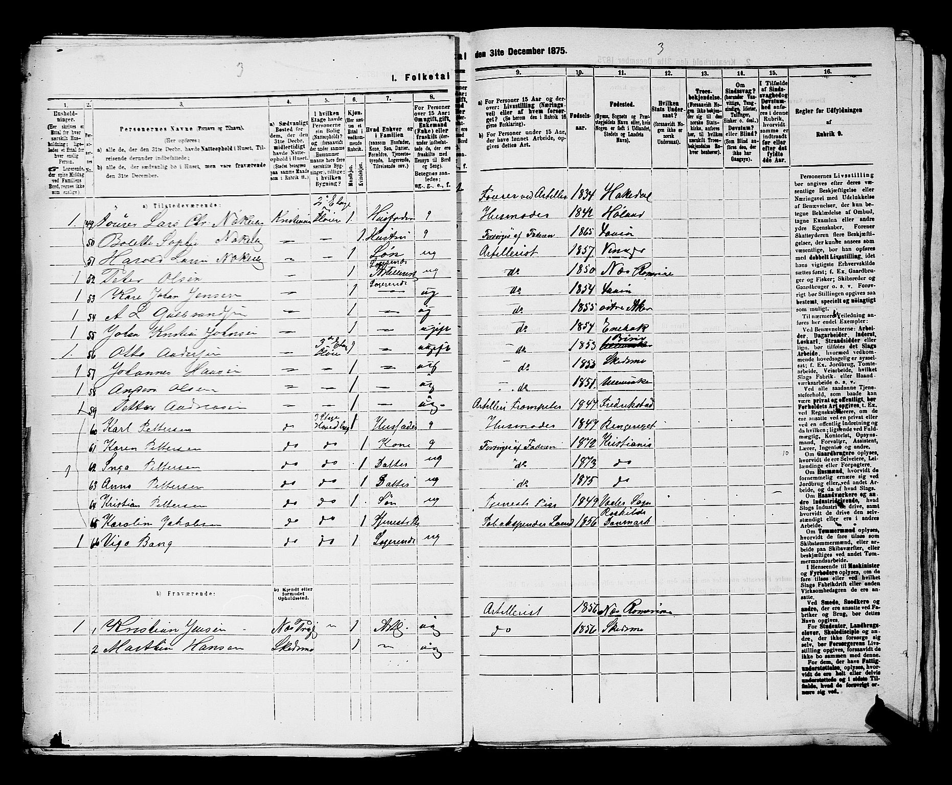 RA, 1875 census for 0301 Kristiania, 1875, p. 4133