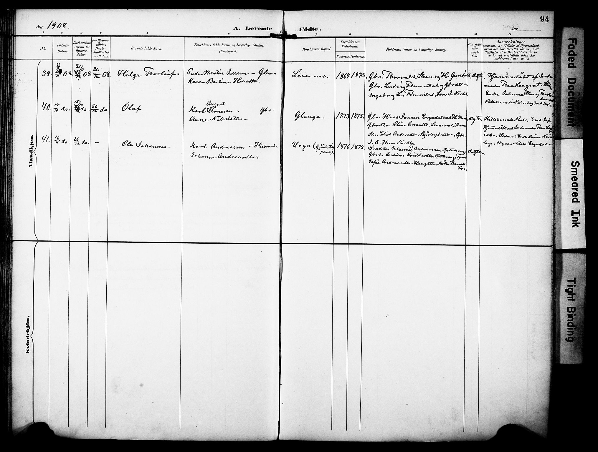 Rakkestad prestekontor Kirkebøker, AV/SAO-A-2008/F/Fa/L0013: Parish register (official) no. I 13, 1894-1908, p. 94