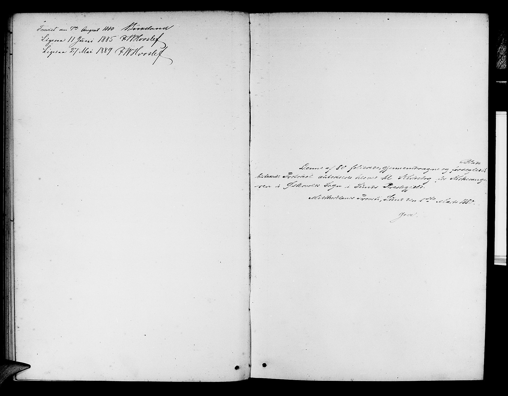 Austevoll Sokneprestembete, SAB/A-74201/H/Hab: Parish register (copy) no. A 2, 1880-1888