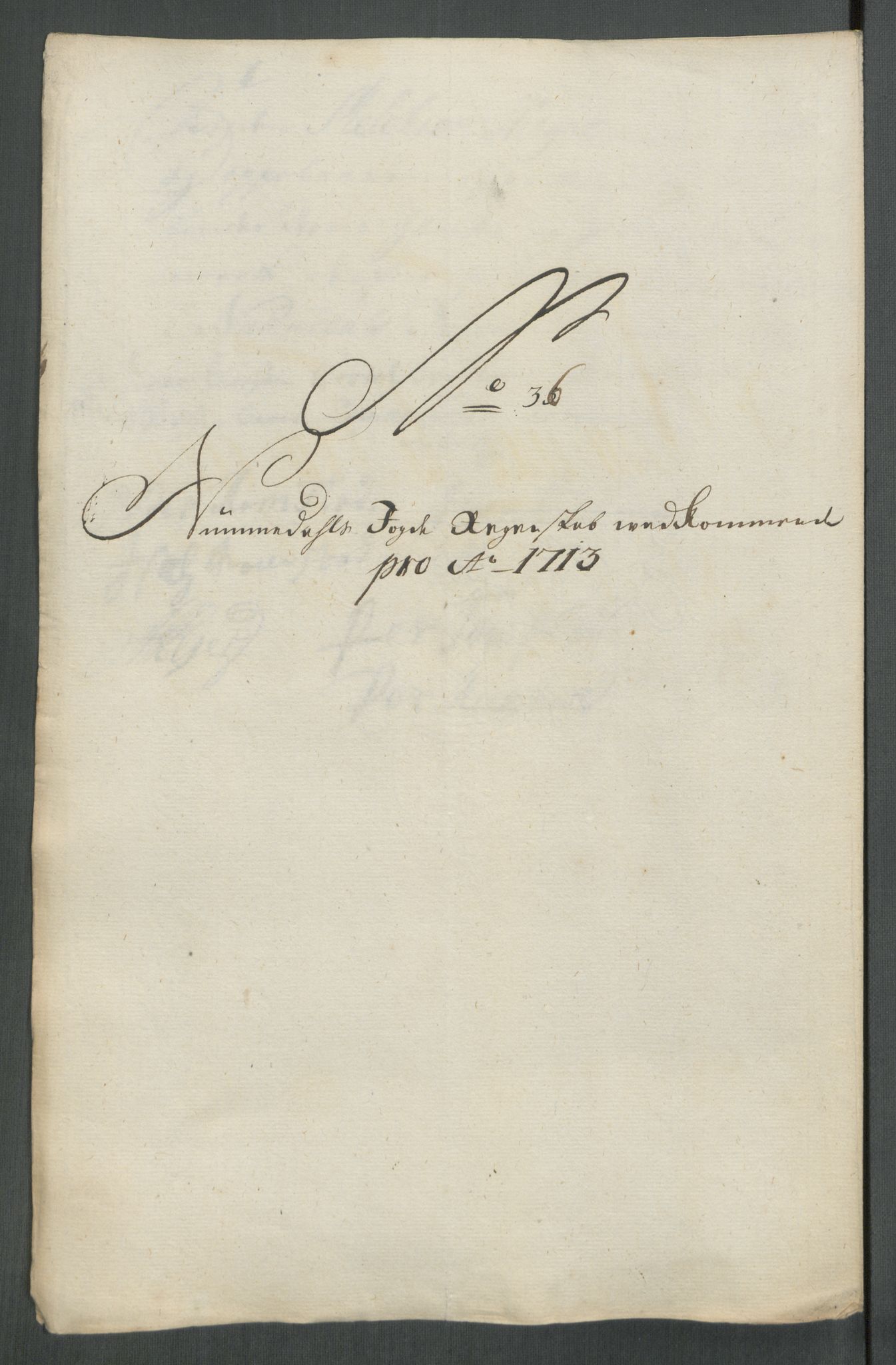 Rentekammeret inntil 1814, Reviderte regnskaper, Fogderegnskap, AV/RA-EA-4092/R64/L4434: Fogderegnskap Namdal, 1713, p. 227