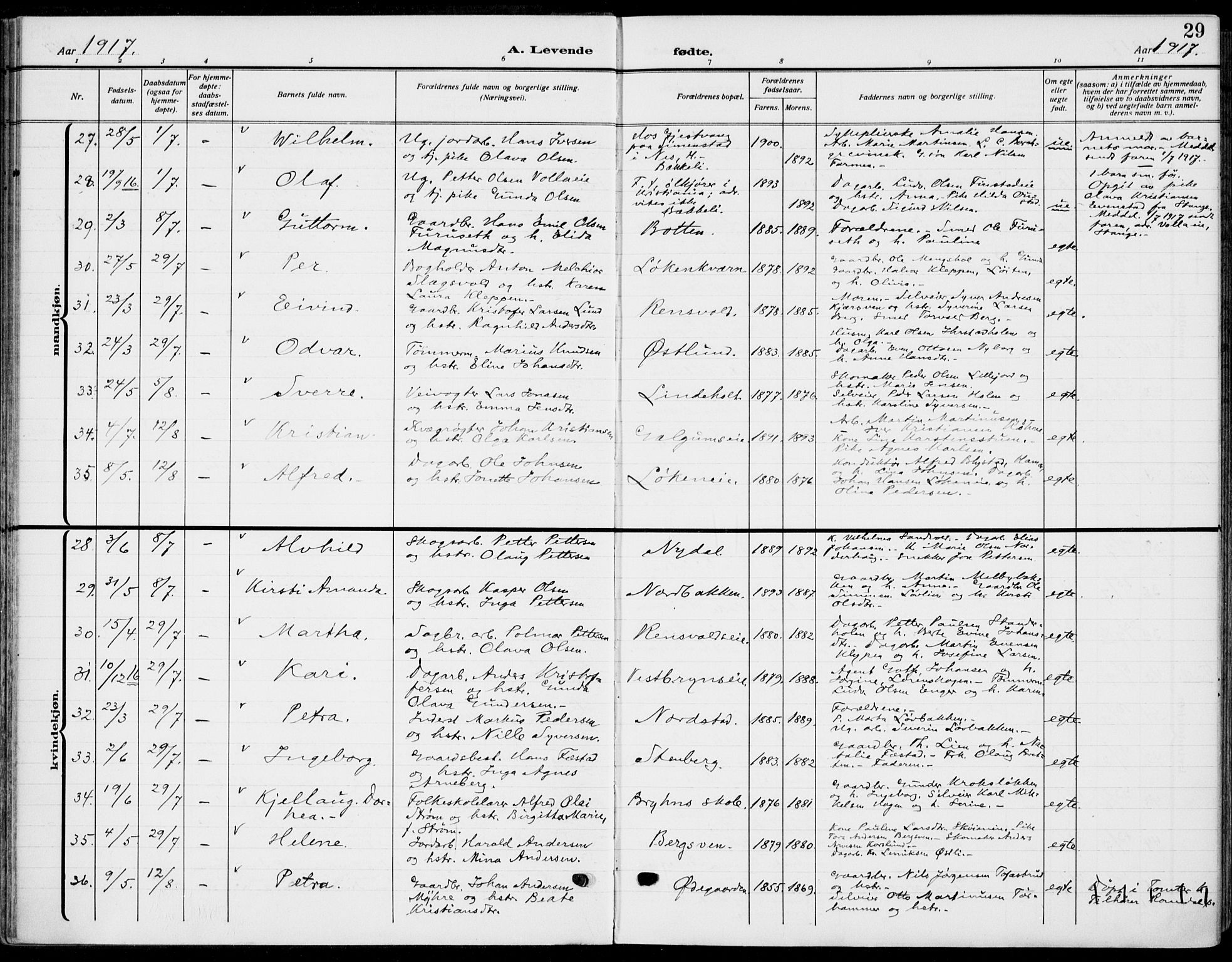 Romedal prestekontor, AV/SAH-PREST-004/K/L0012: Parish register (official) no. 12, 1913-1935, p. 29