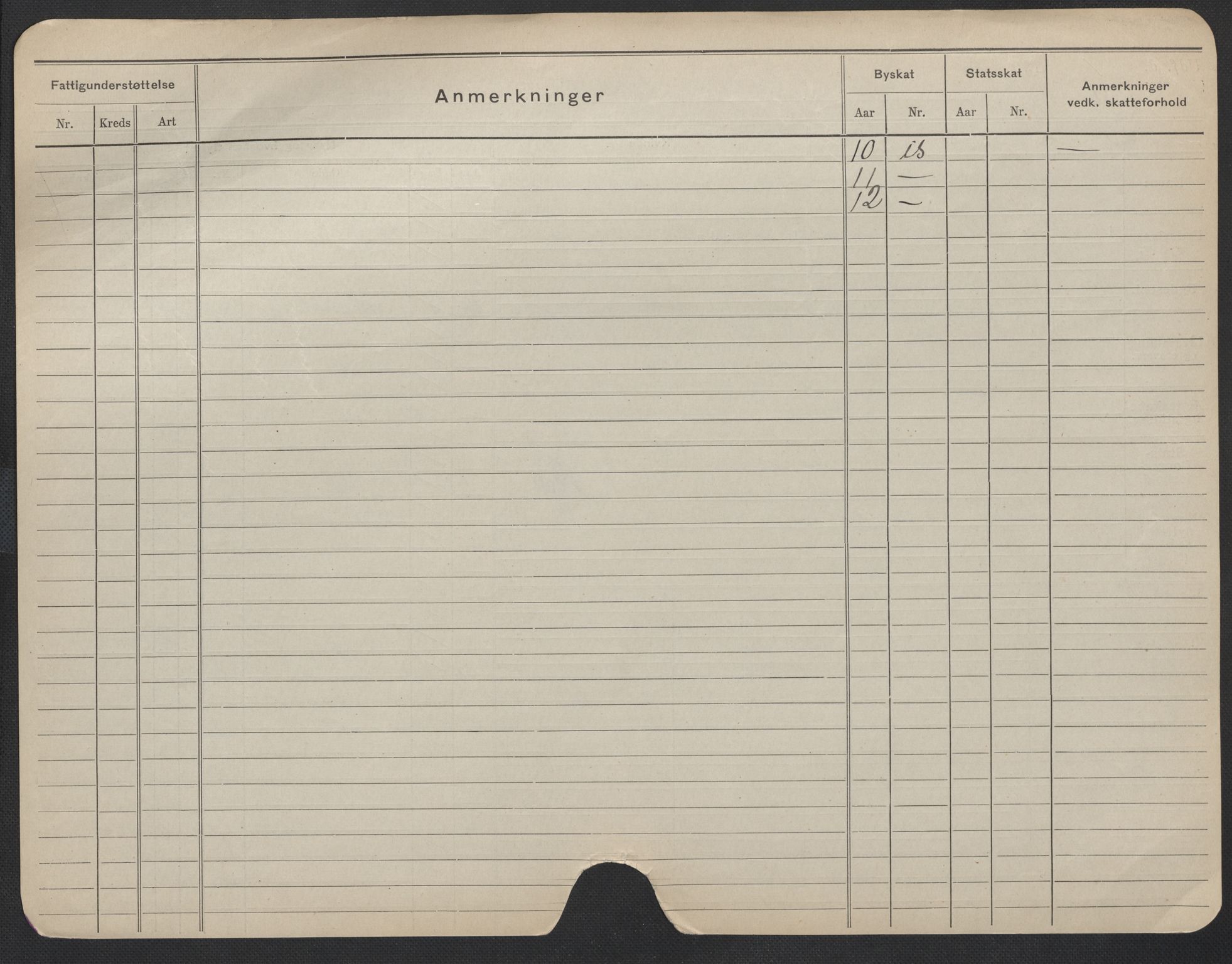 Oslo folkeregister, Registerkort, AV/SAO-A-11715/F/Fa/Fac/L0009: Menn, 1906-1914, p. 278b