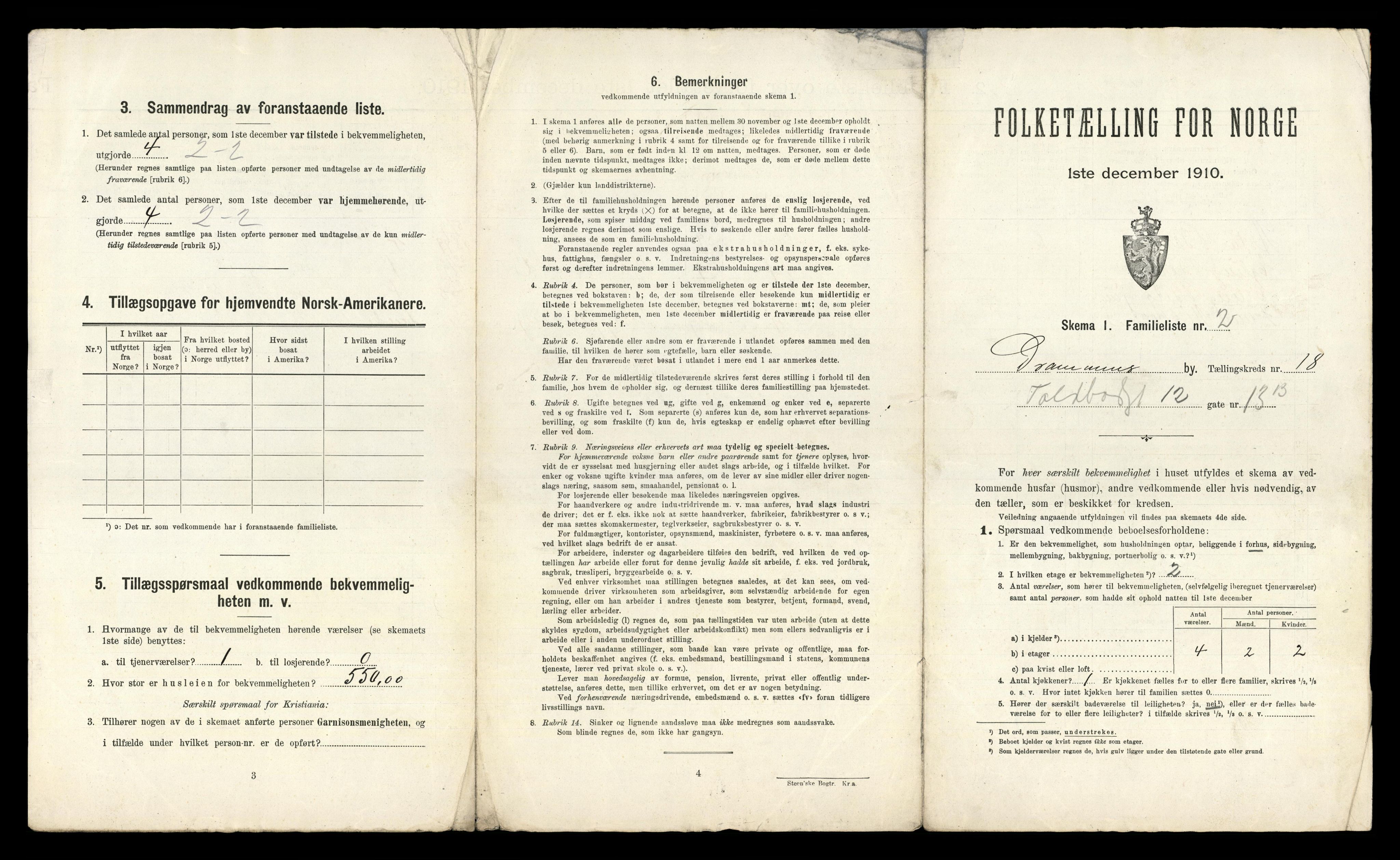 RA, 1910 census for Drammen, 1910, p. 12362