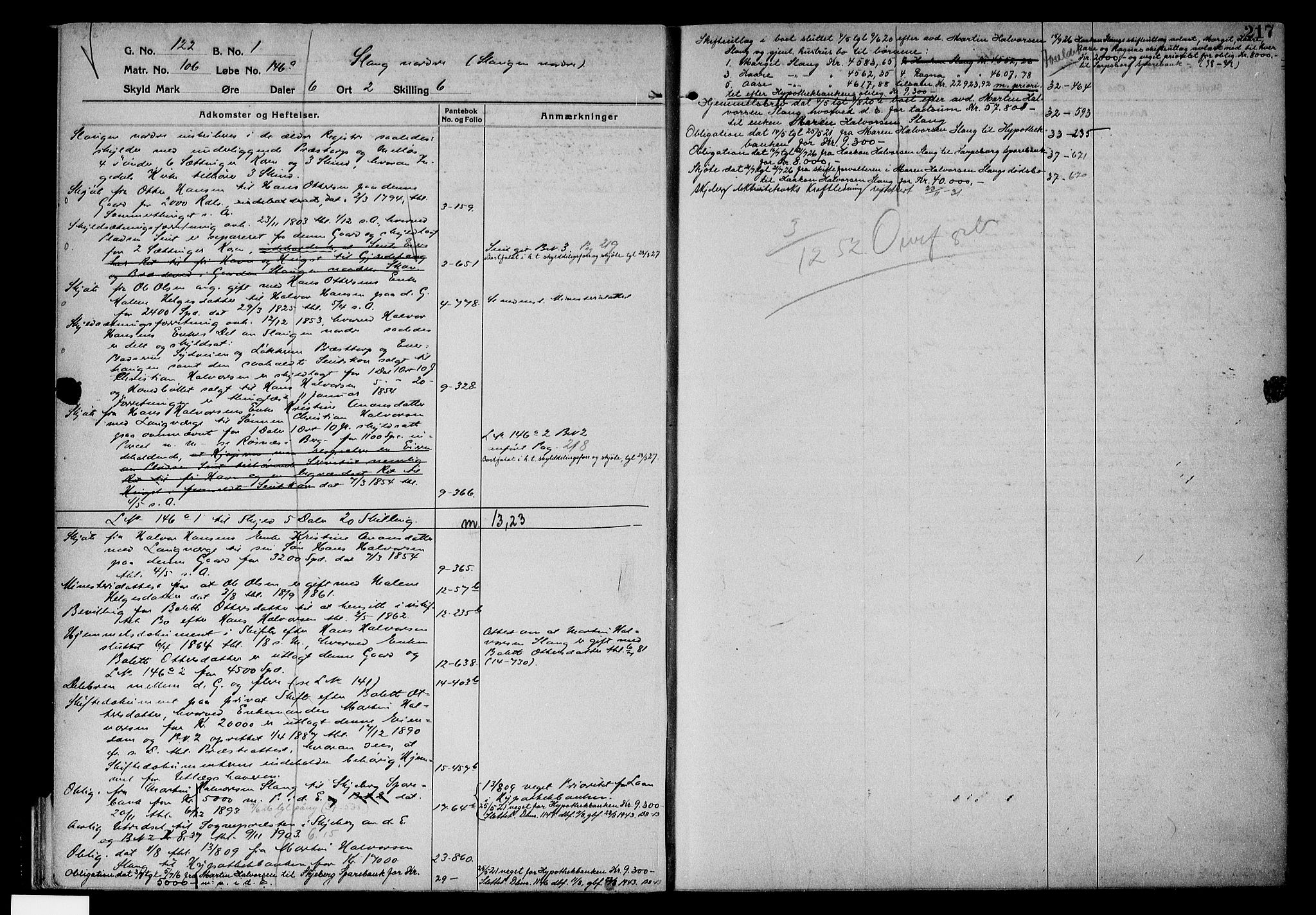 Tune sorenskriveri, AV/SAO-A-10470/G/Ga/Gab/Gabf/L0002b: Mortgage register no. VI 2b, 1910-1953, p. 217