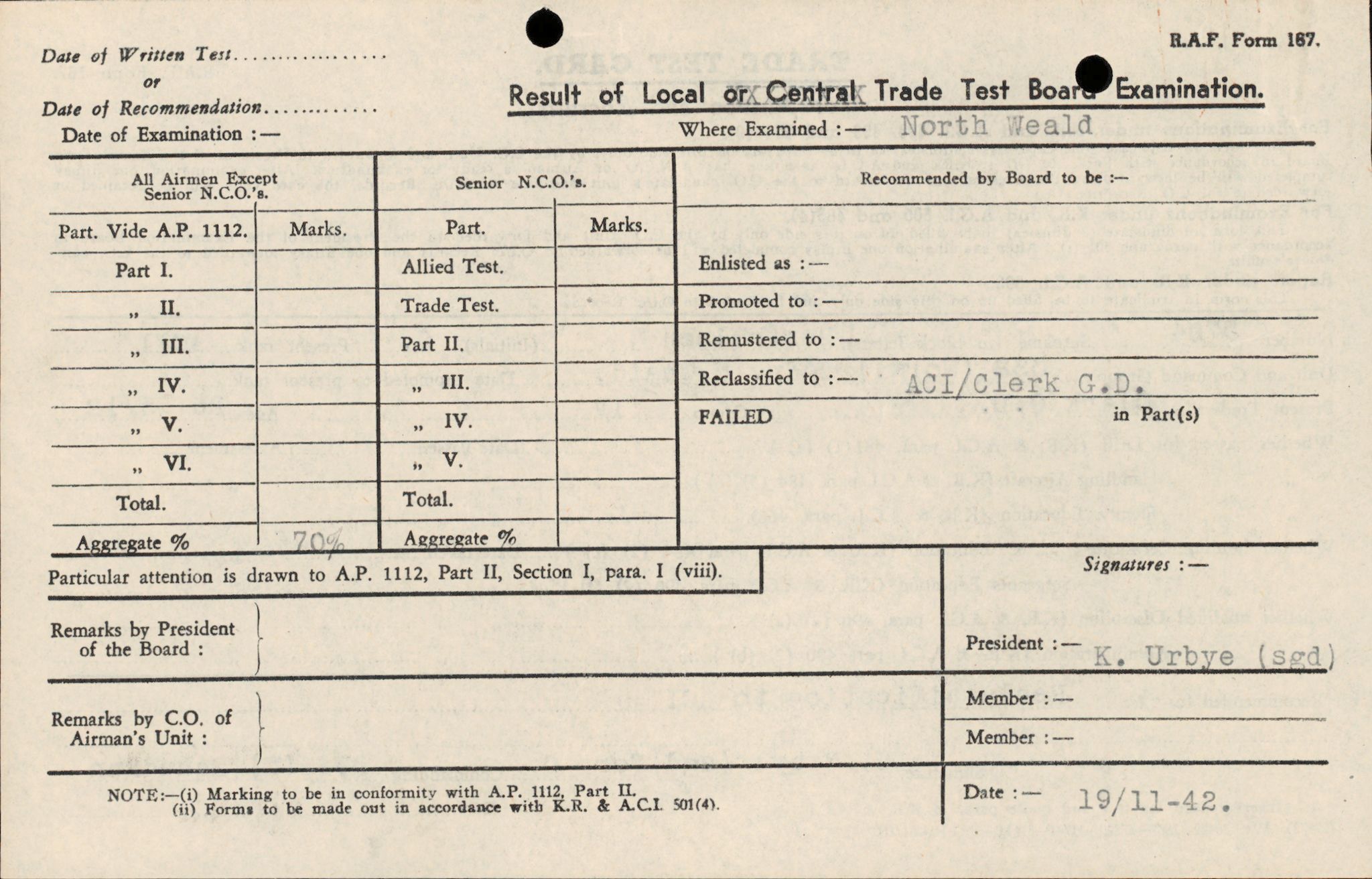 Forsvaret, Rygge hovedflystasjon, AV/RA-RAFA-2298/P/Pd/L0039: Andersen, Gunnar Bjarne - Coward, Christian - f. 1916, 1916, p. 436