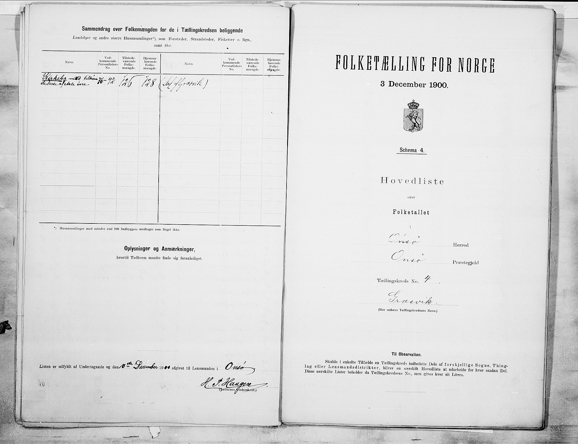 SAO, 1900 census for Onsøy, 1900, p. 10