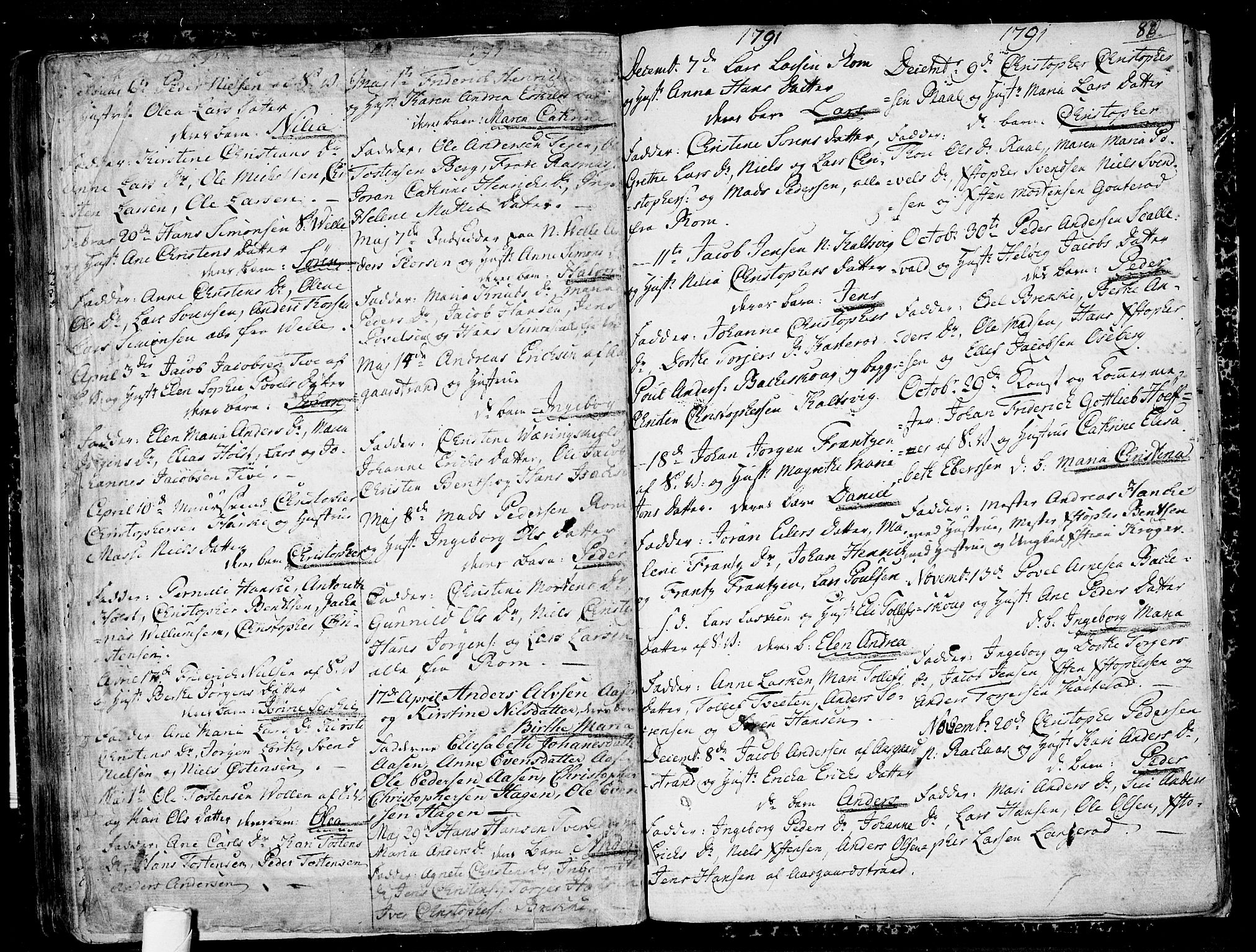 Sem kirkebøker, AV/SAKO-A-5/F/Fb/L0002: Parish register (official) no. II 2, 1764-1792, p. 83