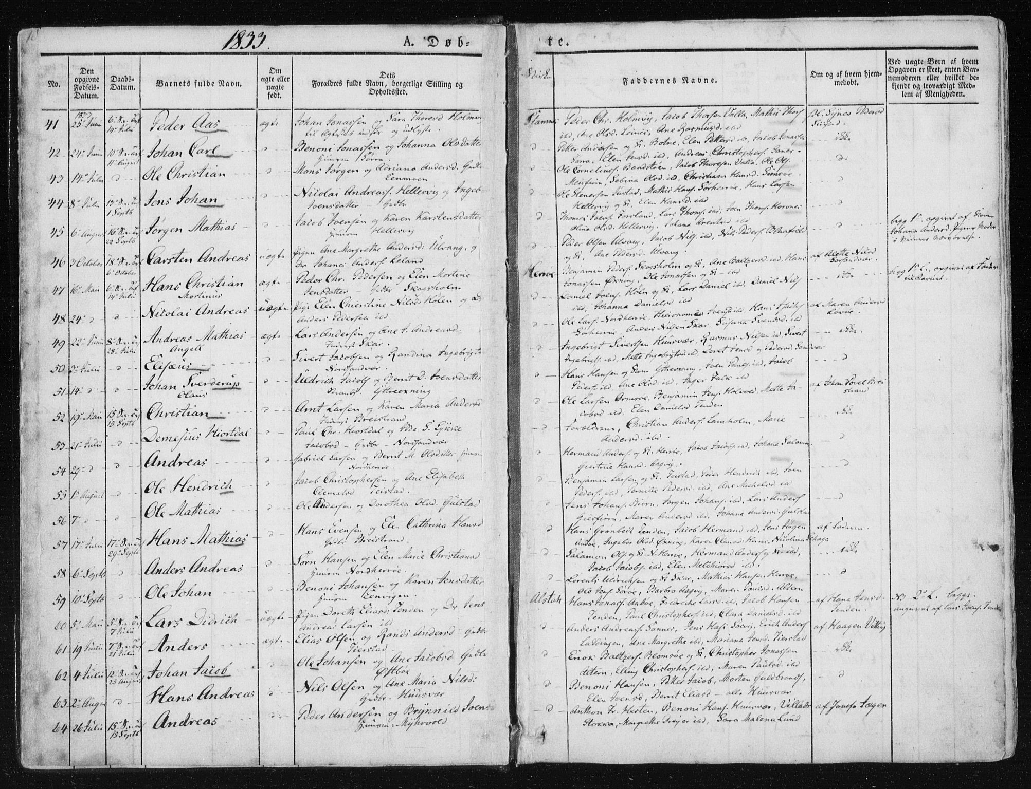 Ministerialprotokoller, klokkerbøker og fødselsregistre - Nordland, SAT/A-1459/830/L0446: Parish register (official) no. 830A10, 1831-1865, p. 10