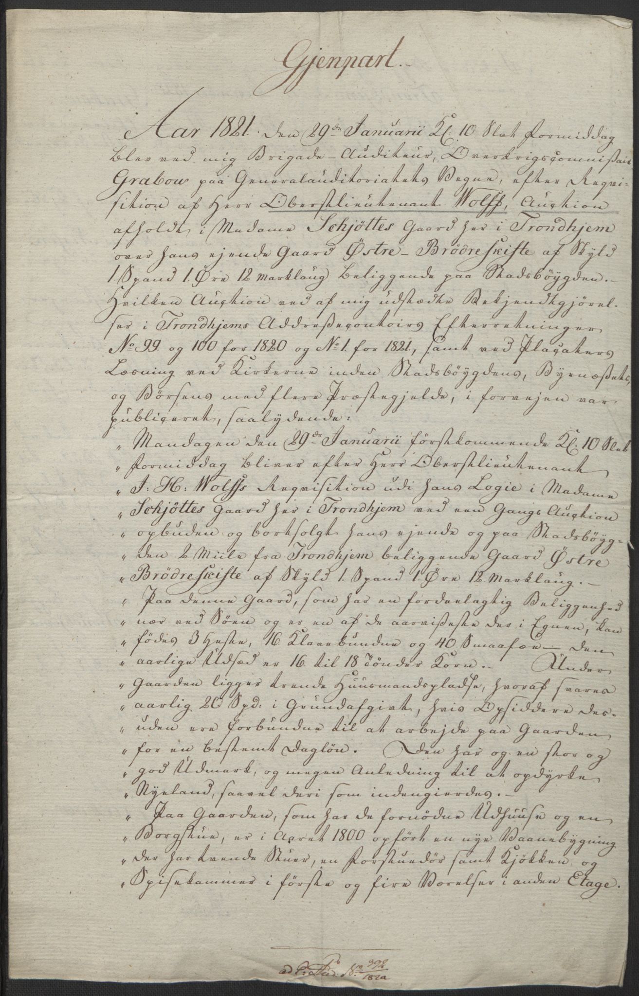 Forsvaret, Generalauditøren, AV/RA-RAFA-1772/F/Fj/Fja/L0038: --, 1744-1821, p. 237