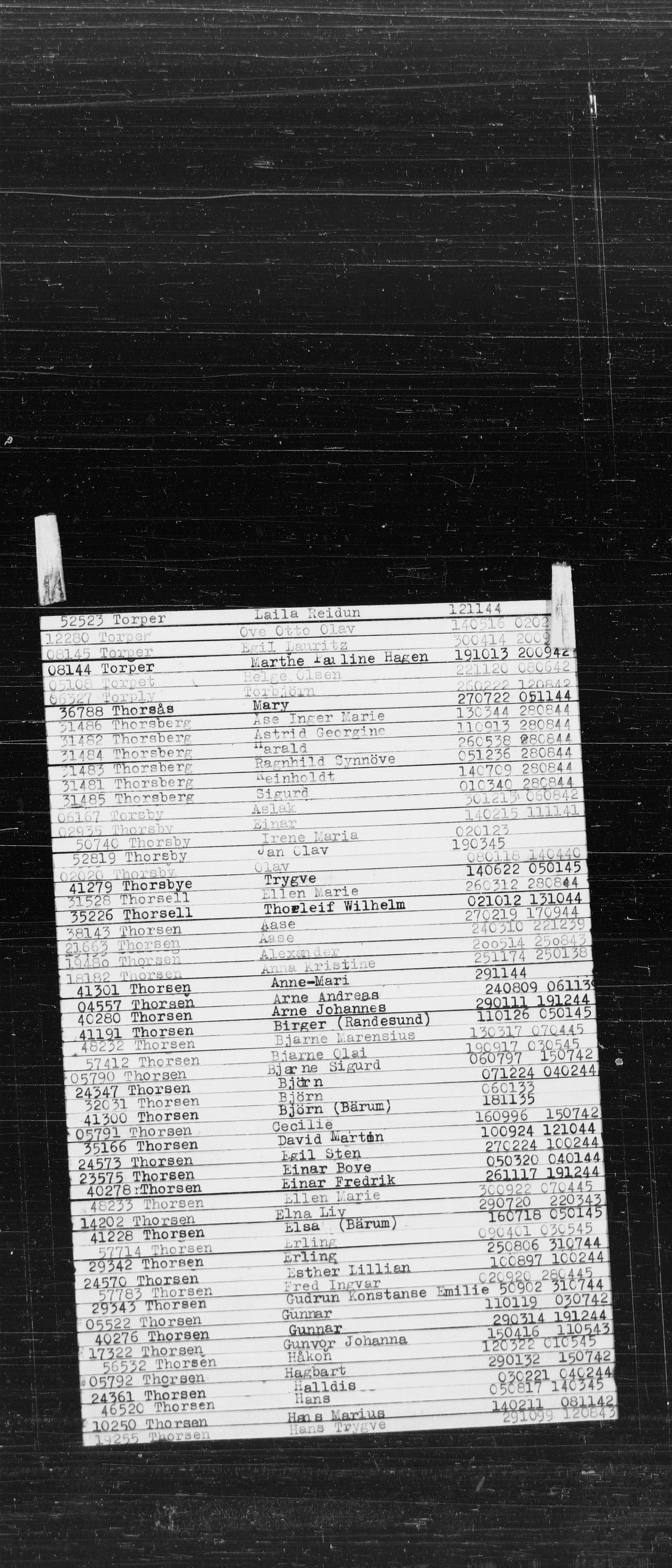 Den Kgl. Norske Legasjons Flyktningskontor, RA/S-6753/V/Va/L0022: Kjesäterkartoteket.  Alfabetisk register, A-Å., 1940-1945, p. 884