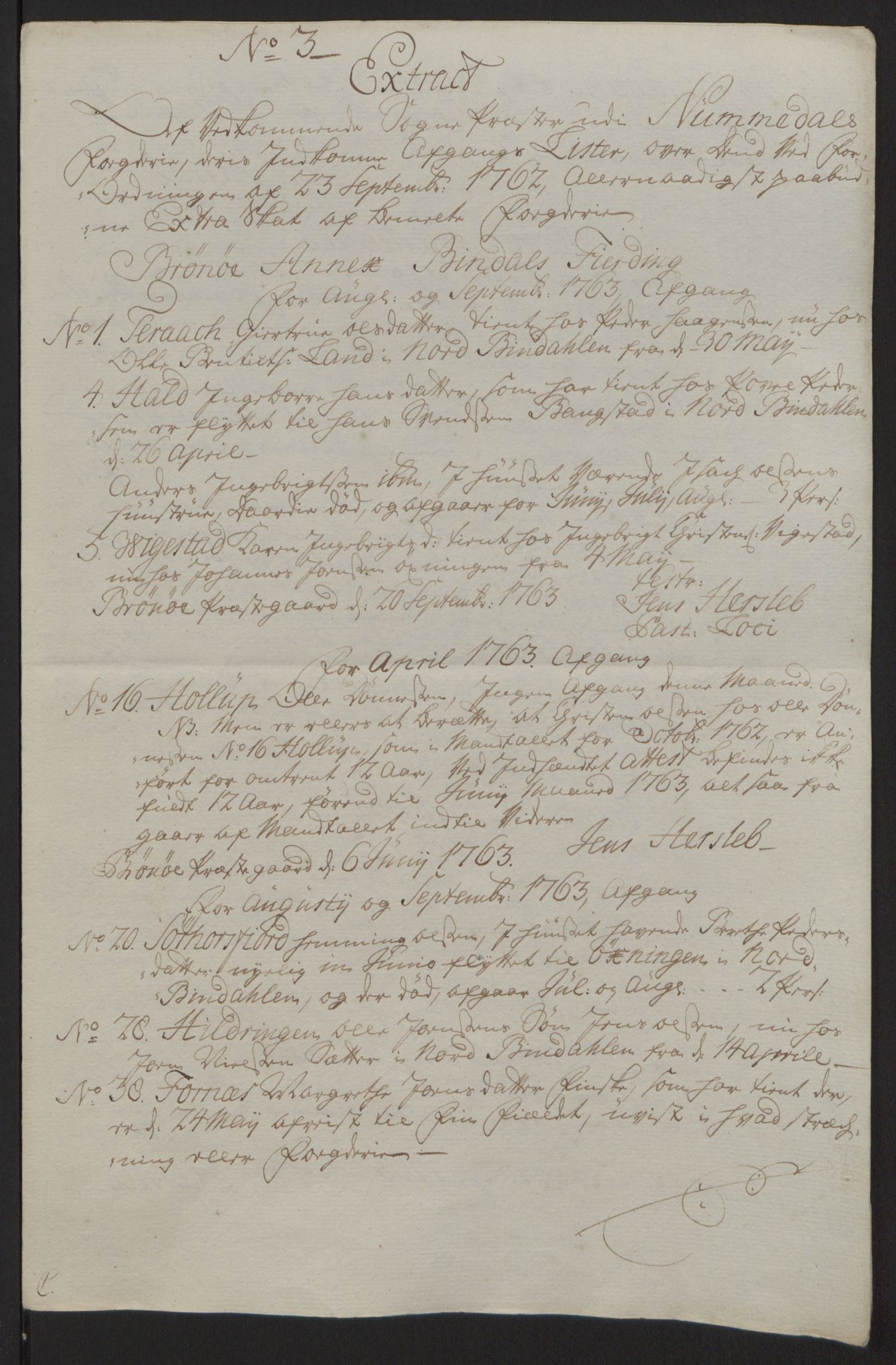 Rentekammeret inntil 1814, Reviderte regnskaper, Fogderegnskap, AV/RA-EA-4092/R64/L4502: Ekstraskatten Namdal, 1762-1772, p. 69