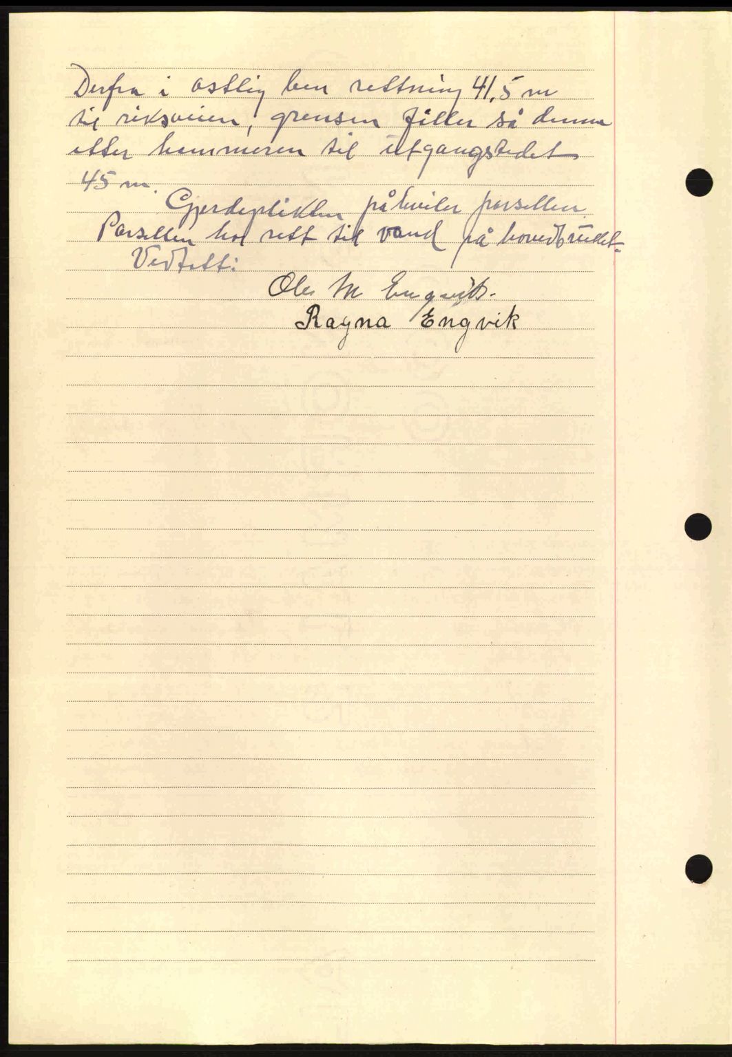 Nordmøre sorenskriveri, AV/SAT-A-4132/1/2/2Ca: Mortgage book no. A97, 1944-1944, Diary no: : 462/1944