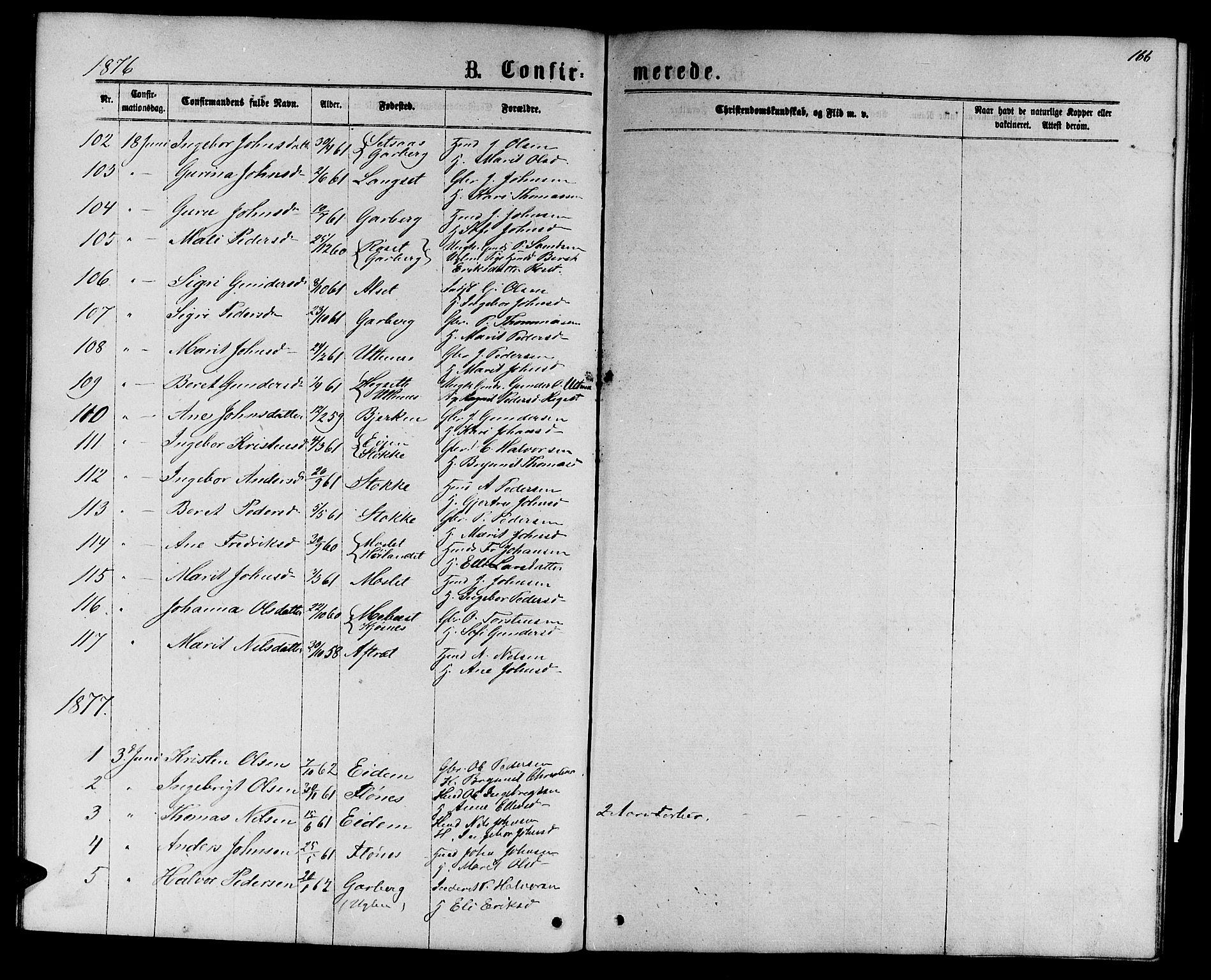 Ministerialprotokoller, klokkerbøker og fødselsregistre - Sør-Trøndelag, SAT/A-1456/695/L1156: Parish register (copy) no. 695C07, 1869-1888, p. 166