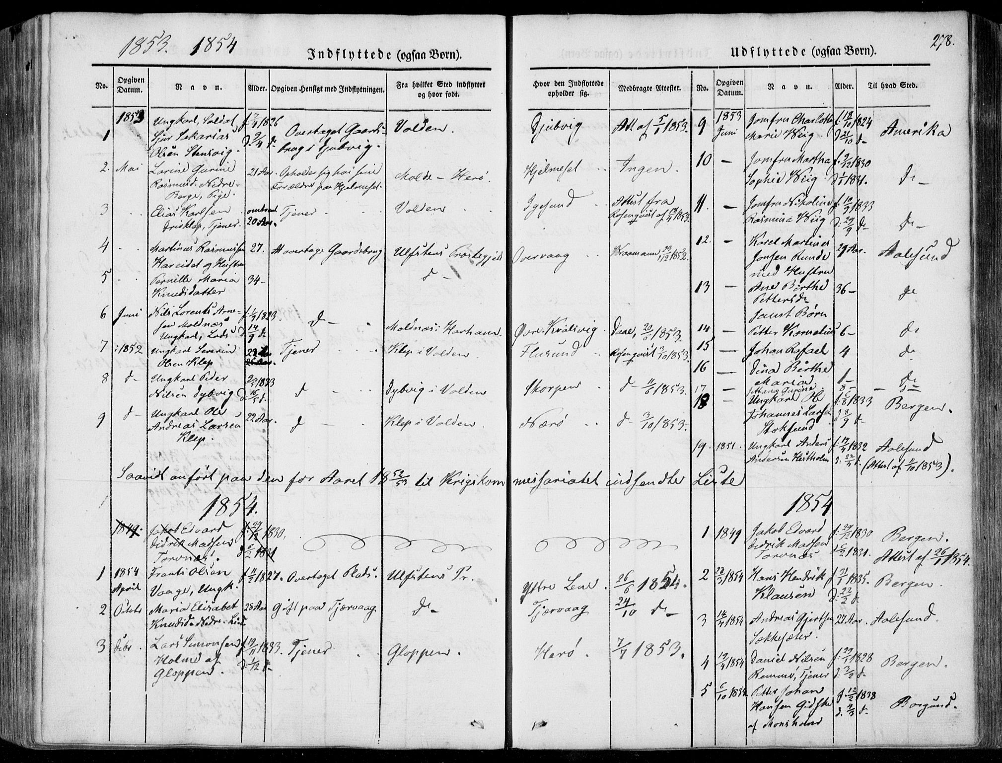 Ministerialprotokoller, klokkerbøker og fødselsregistre - Møre og Romsdal, AV/SAT-A-1454/507/L0070: Parish register (official) no. 507A05, 1842-1873, p. 278