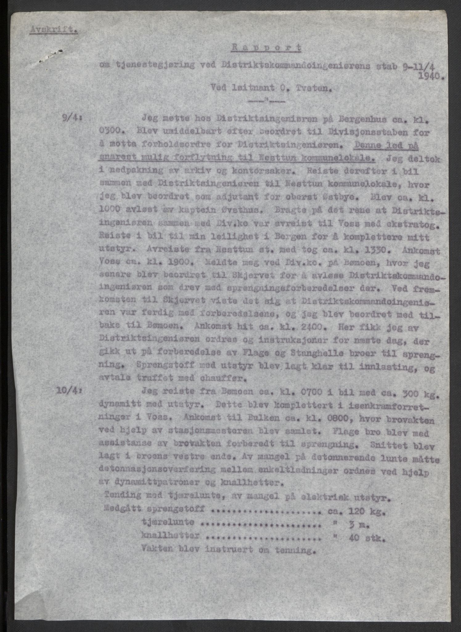Forsvaret, Forsvarets krigshistoriske avdeling, AV/RA-RAFA-2017/Y/Yb/L0108: II-C-11-466-499  -  4. Divisjon., 1940, p. 331