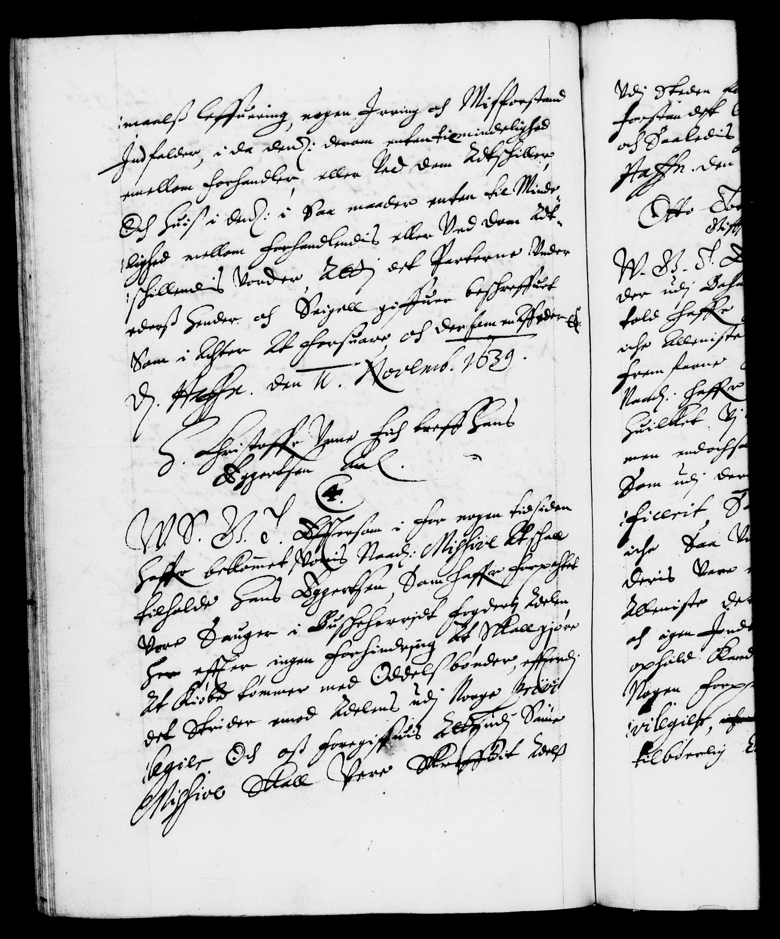 Danske Kanselli 1572-1799, AV/RA-EA-3023/F/Fc/Fca/Fcab/L0006: Norske tegnelser (mikrofilm), 1634-1639, p. 460b