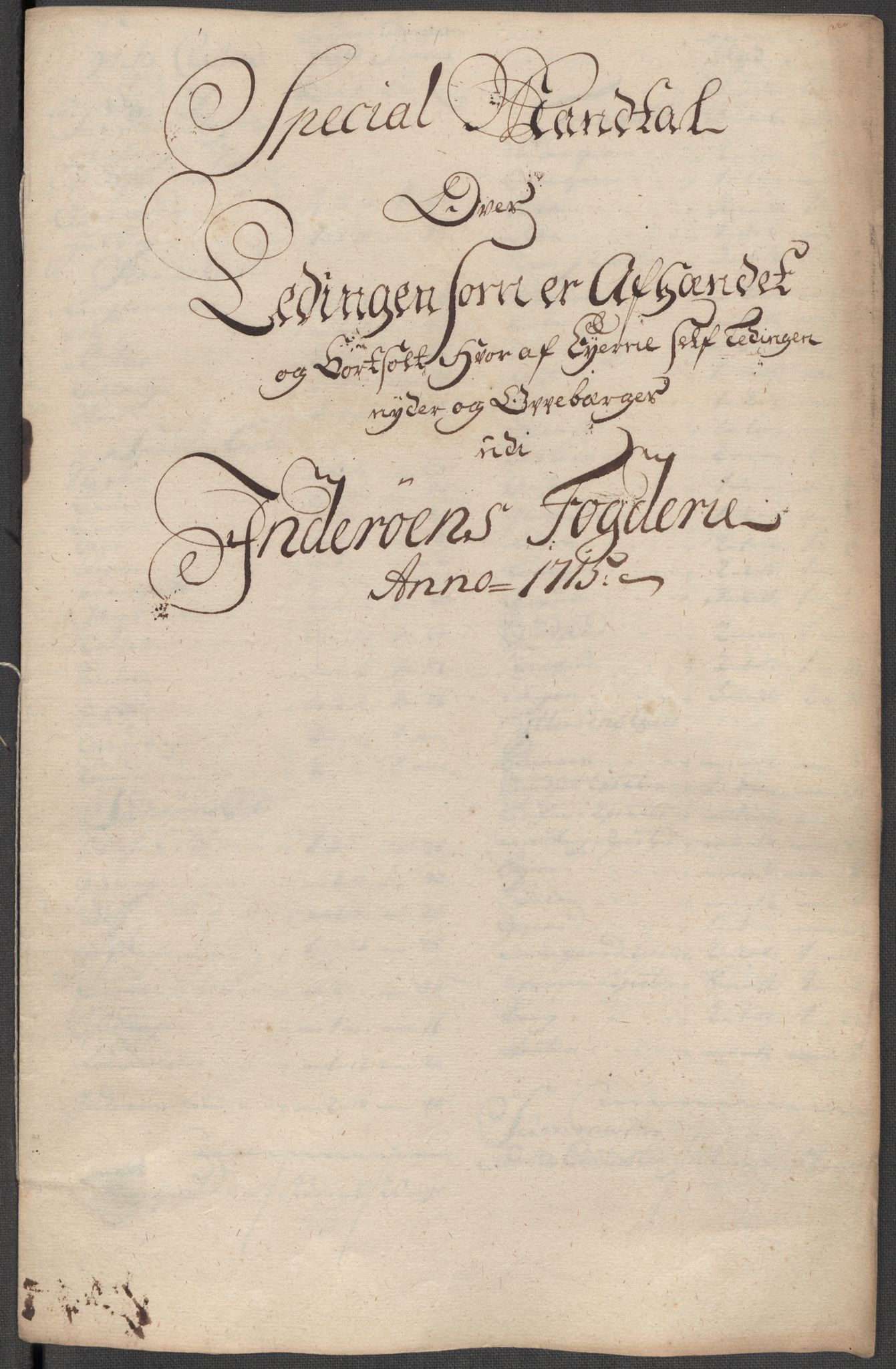 Rentekammeret inntil 1814, Reviderte regnskaper, Fogderegnskap, RA/EA-4092/R63/L4323: Fogderegnskap Inderøy, 1715, p. 325