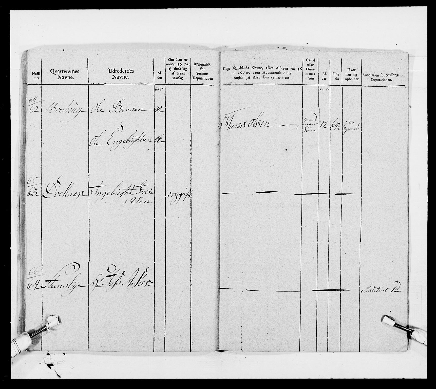 Generalitets- og kommissariatskollegiet, Det kongelige norske kommissariatskollegium, AV/RA-EA-5420/E/Eh/L0006: Akershusiske dragonregiment, 1796-1800, p. 36