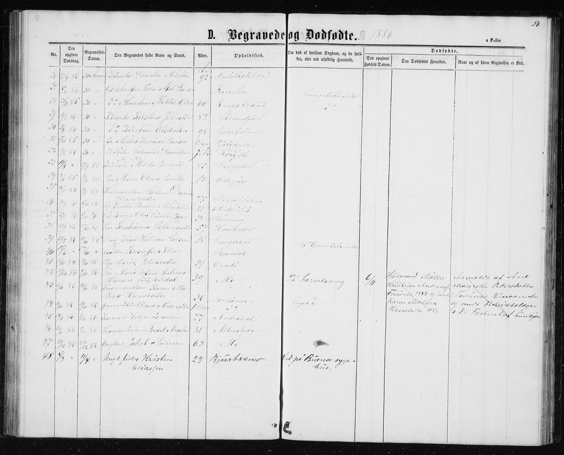 Ministerialprotokoller, klokkerbøker og fødselsregistre - Nordland, SAT/A-1459/827/L0418: Parish register (copy) no. 827C07, 1863-1886, p. 58