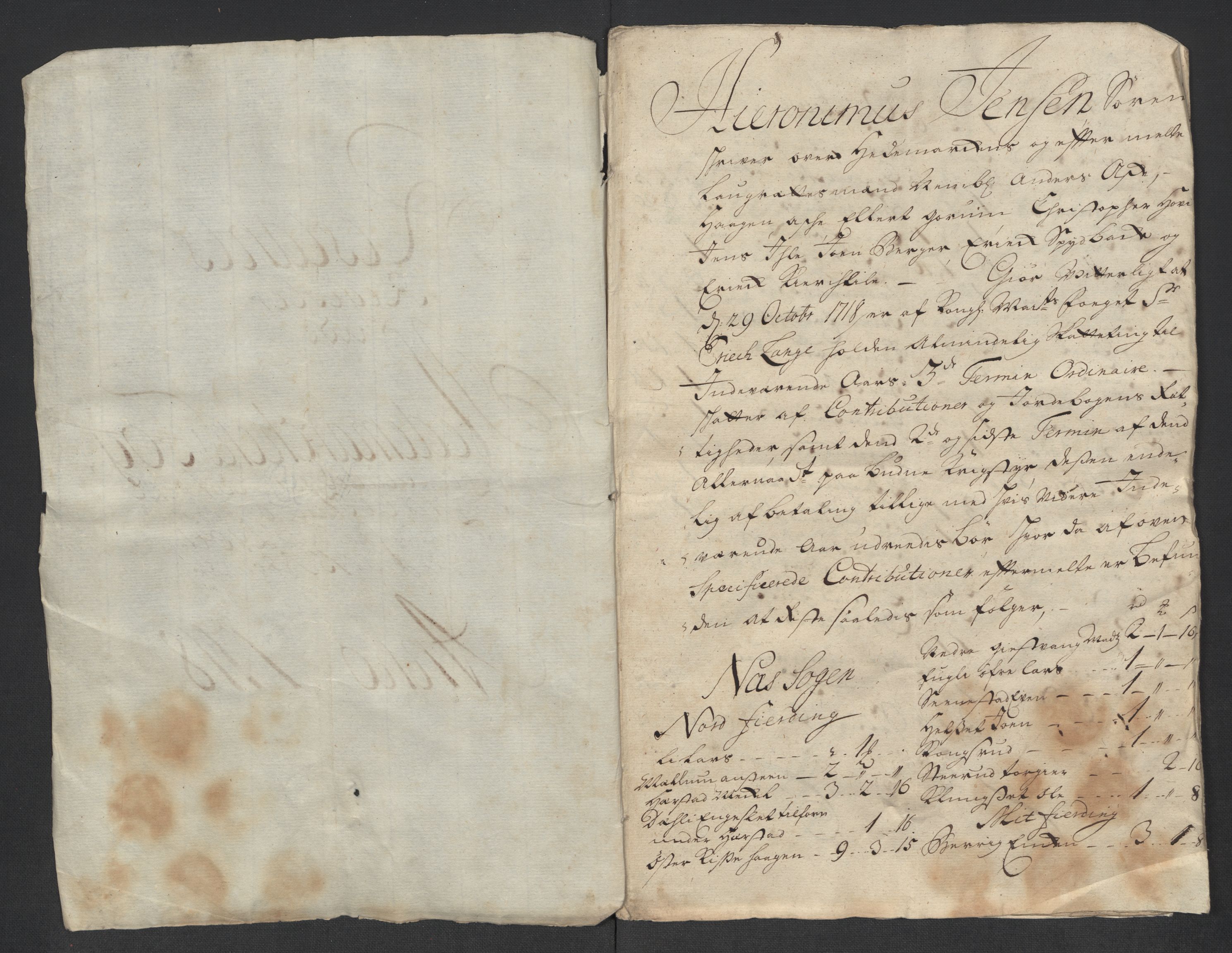 Rentekammeret inntil 1814, Reviderte regnskaper, Fogderegnskap, AV/RA-EA-4092/R16/L1057: Fogderegnskap Hedmark, 1718, p. 384