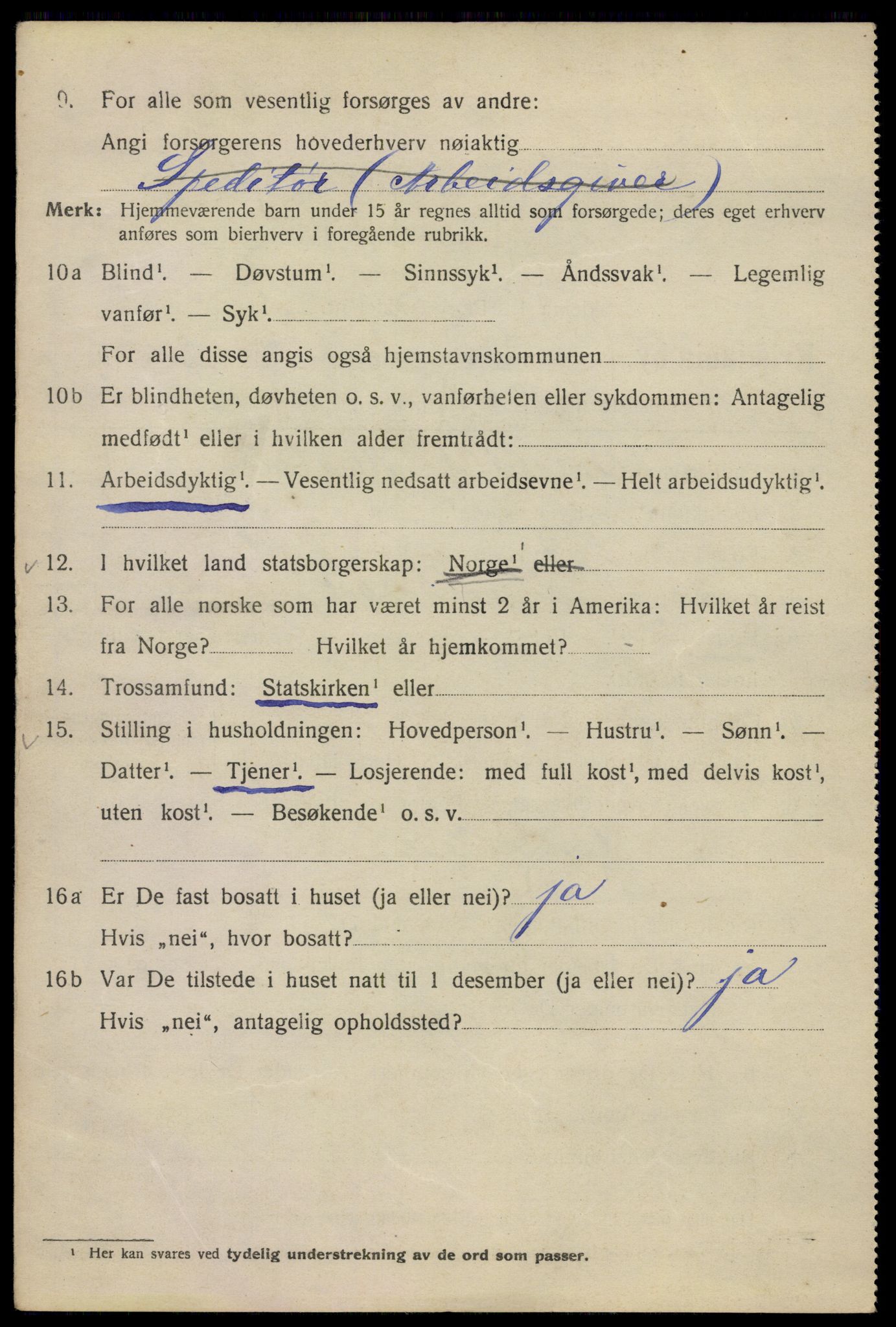 SAO, 1920 census for Kristiania, 1920, p. 294036