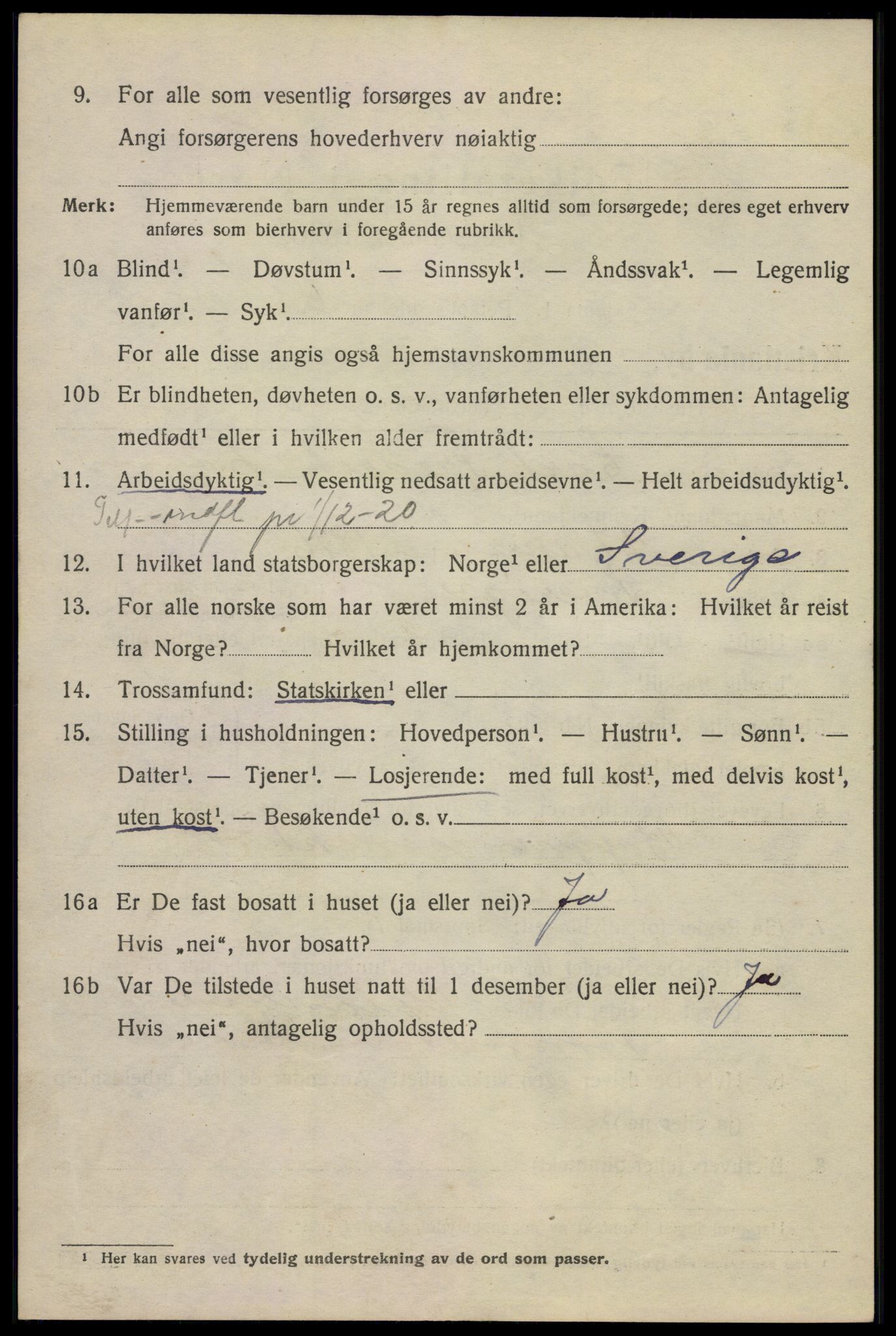 SAO, 1920 census for Kristiania, 1920, p. 340400