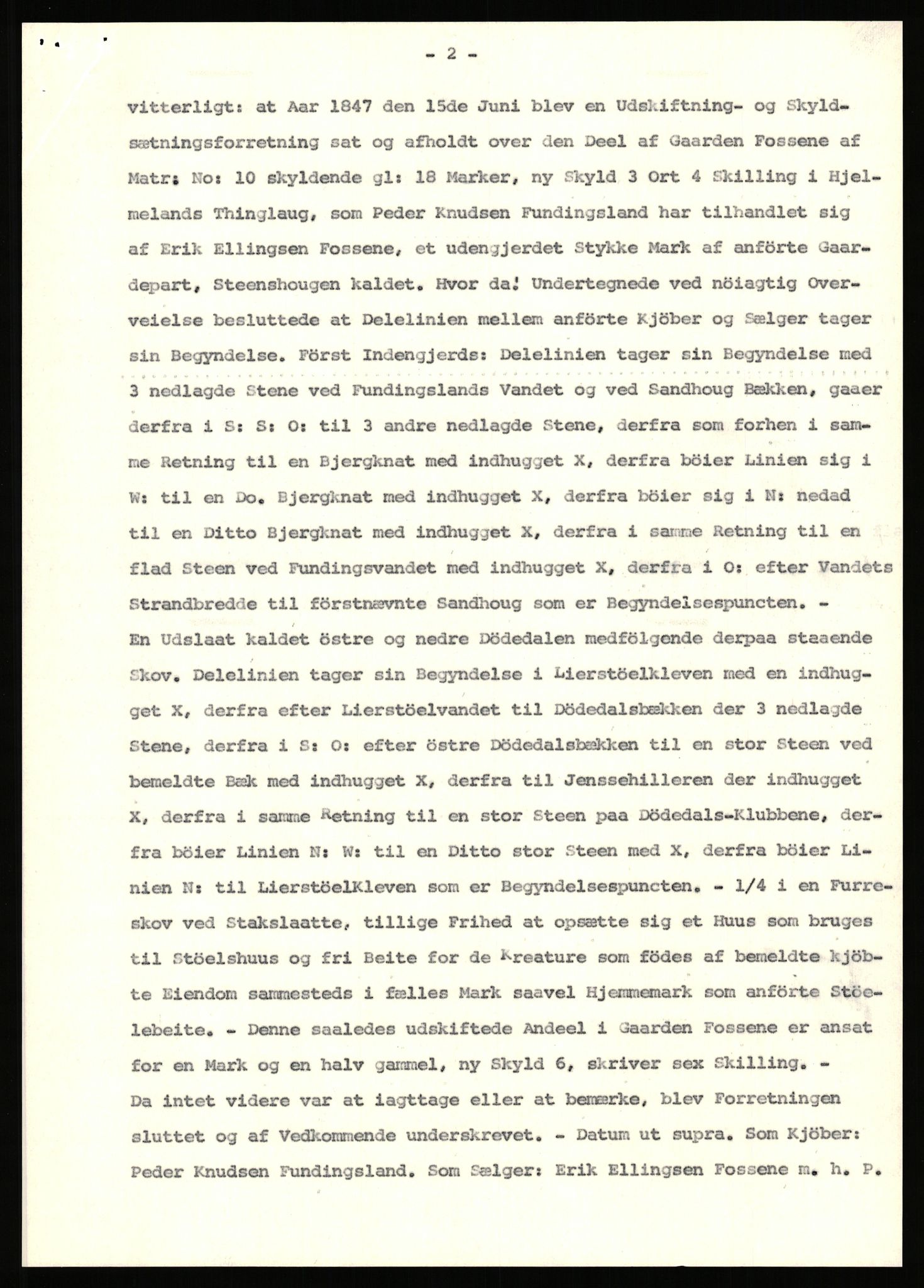 Statsarkivet i Stavanger, SAST/A-101971/03/Y/Yj/L0089: Avskrifter sortert etter gårdsnavn: Tuneim - Tørsdal ved Uglehaugen, 1750-1930, p. 237