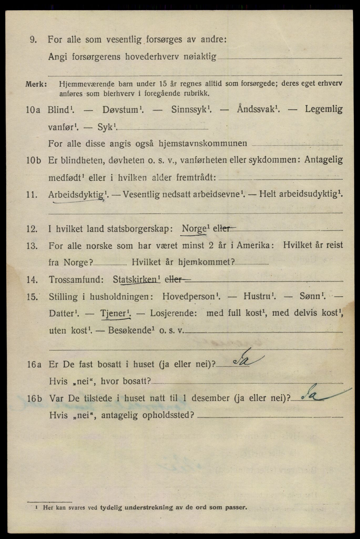 SAO, 1920 census for Kristiania, 1920, p. 141910