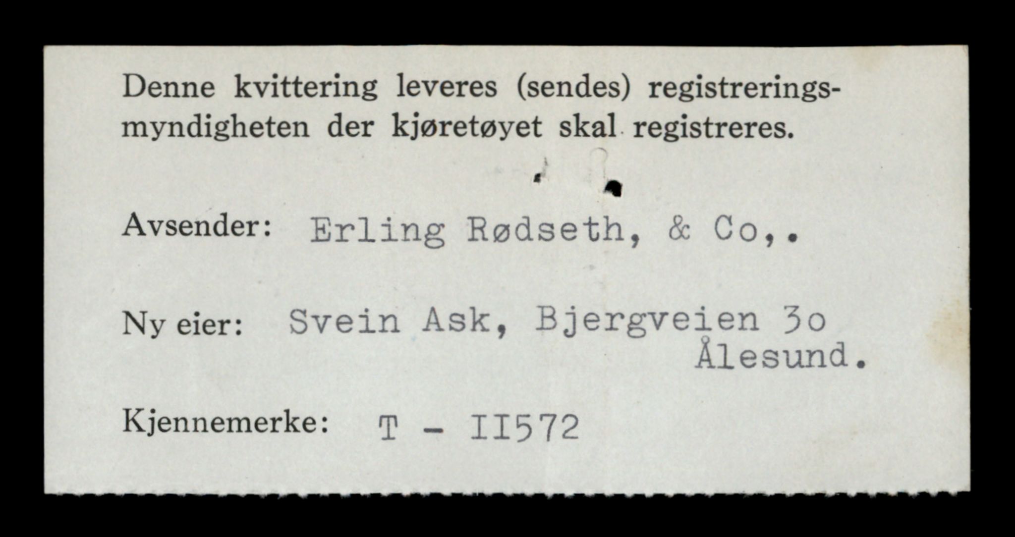 Møre og Romsdal vegkontor - Ålesund trafikkstasjon, AV/SAT-A-4099/F/Fe/L0029: Registreringskort for kjøretøy T 11430 - T 11619, 1927-1998, p. 2340