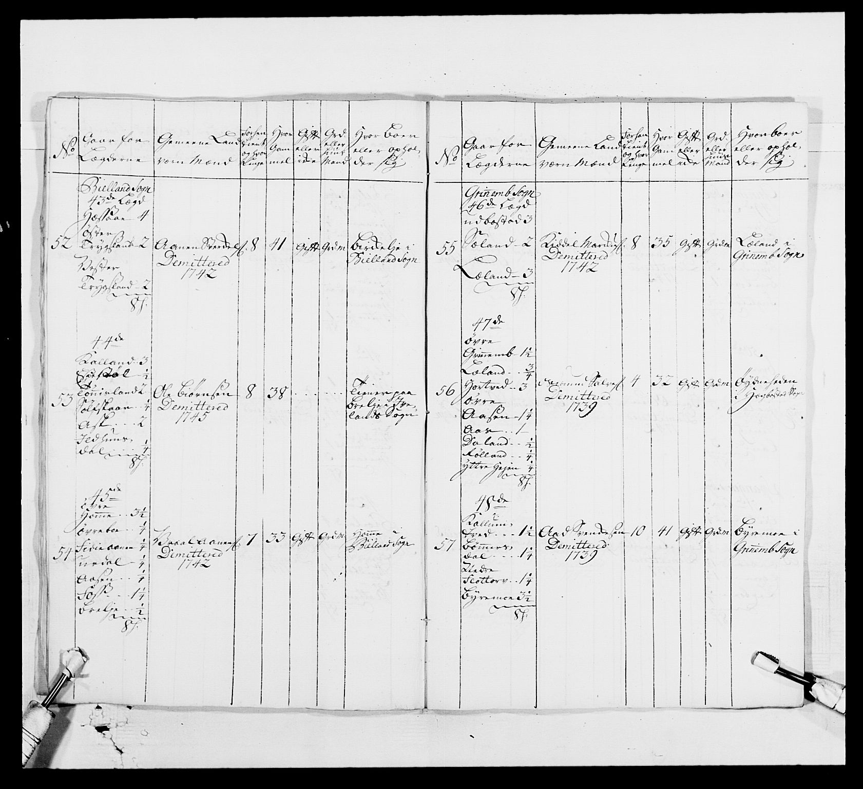 Kommanderende general (KG I) med Det norske krigsdirektorium, AV/RA-EA-5419/E/Ea/L0523: 2. Vesterlenske regiment, 1748-1765, p. 127